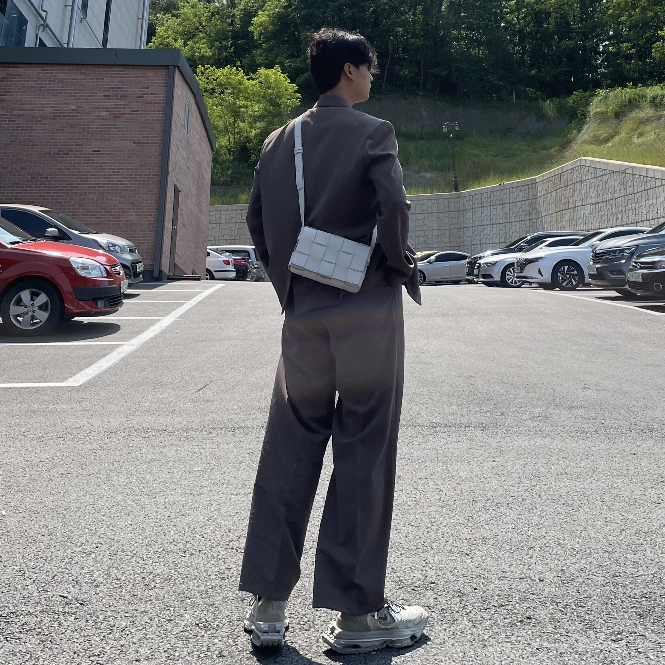 Nike x Matthew M Williams Zoom 004 Stone 착용 스타일