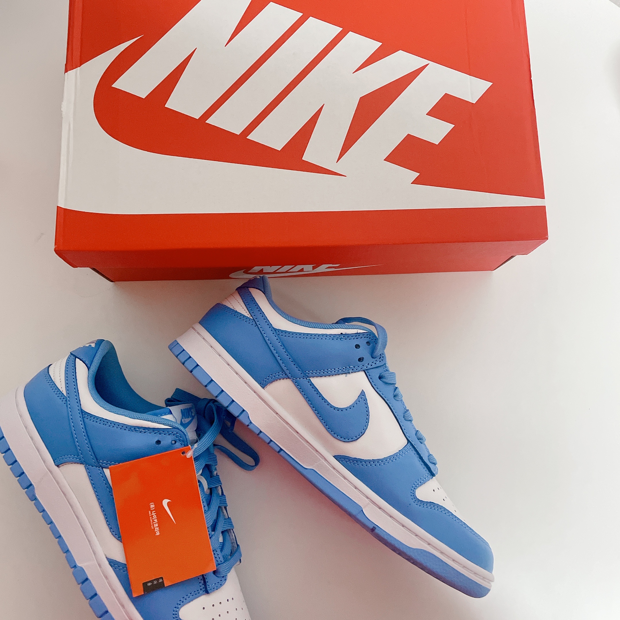 Nike Dunk Low Retro University Blue 착용 스타일