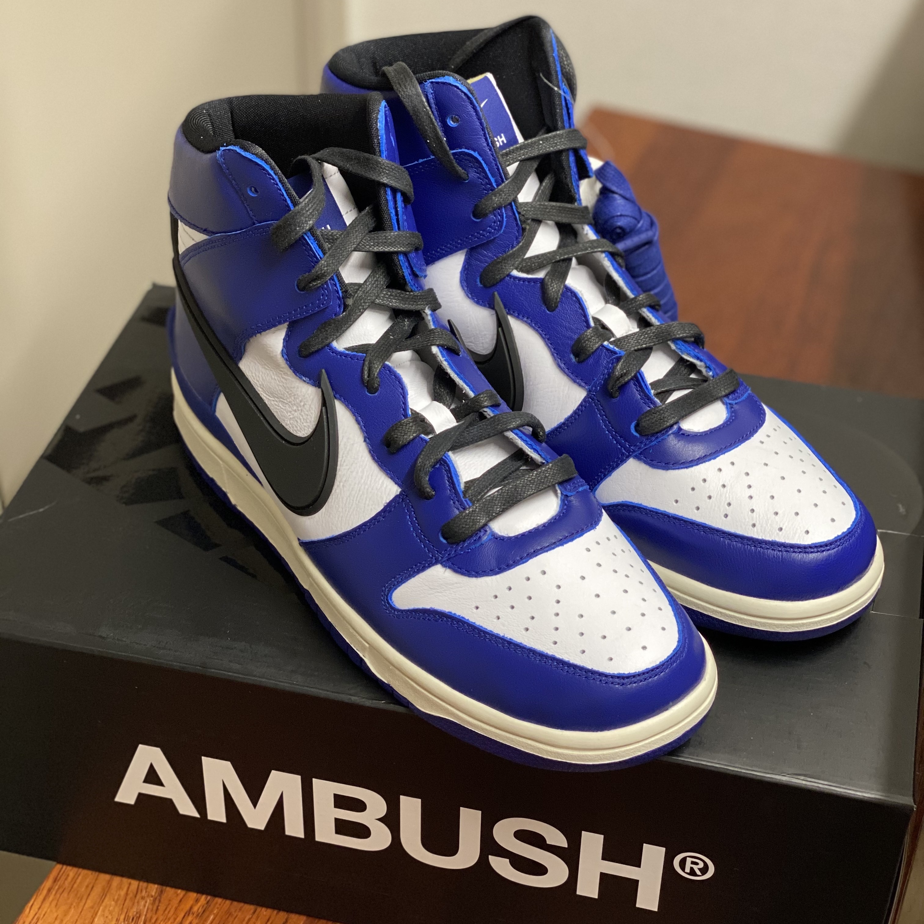 Nike x Ambush Dunk High Deep Royal Blue 착용 스타일