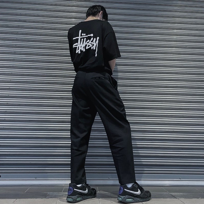 Stussy Reflection T-Shirt Black, Stussy x Our Legacy Surfman T-Shirt Black - 21SS 착용 스타일 - 5