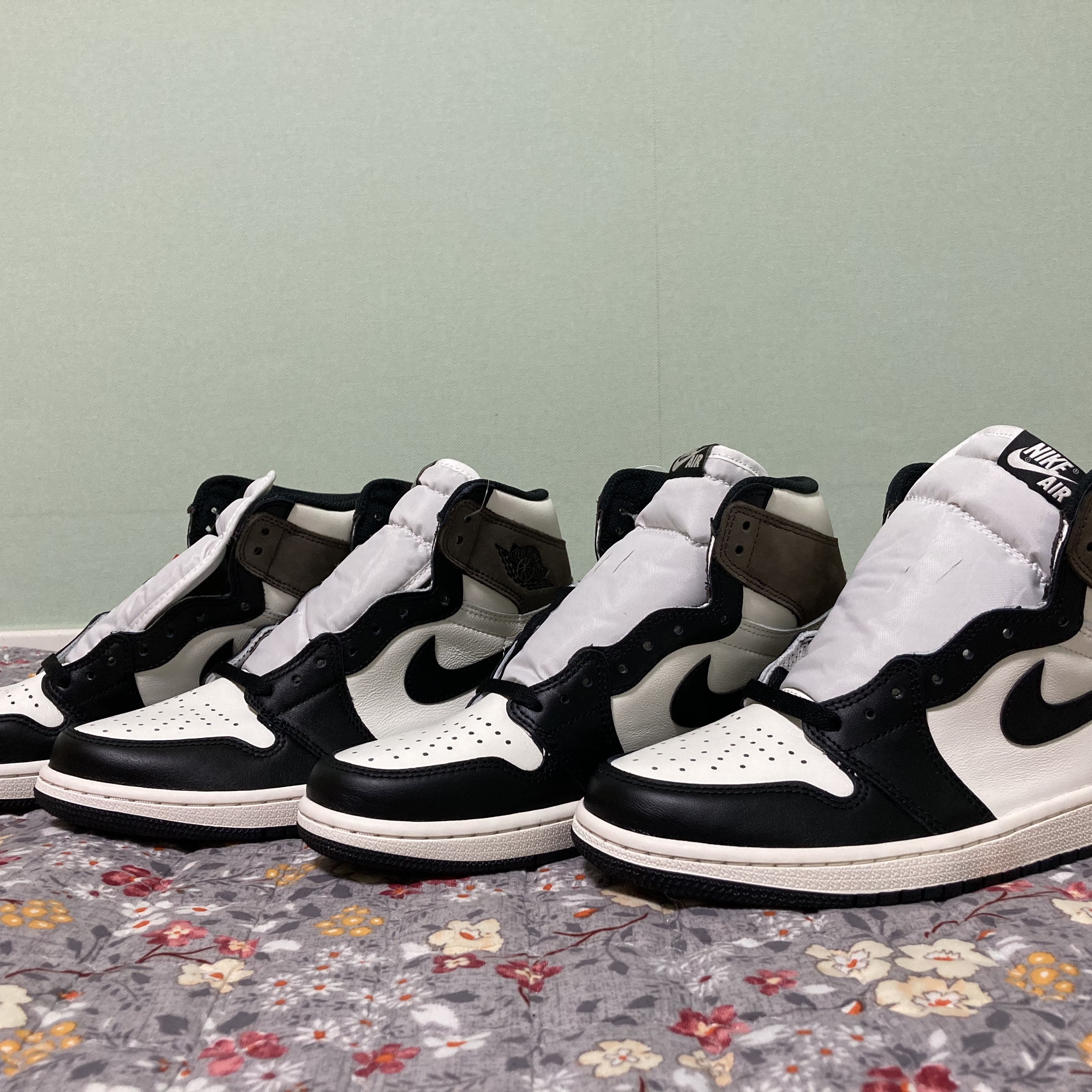 Jordan 1 Retro High OG Black Mocha 착용 스타일 - 2