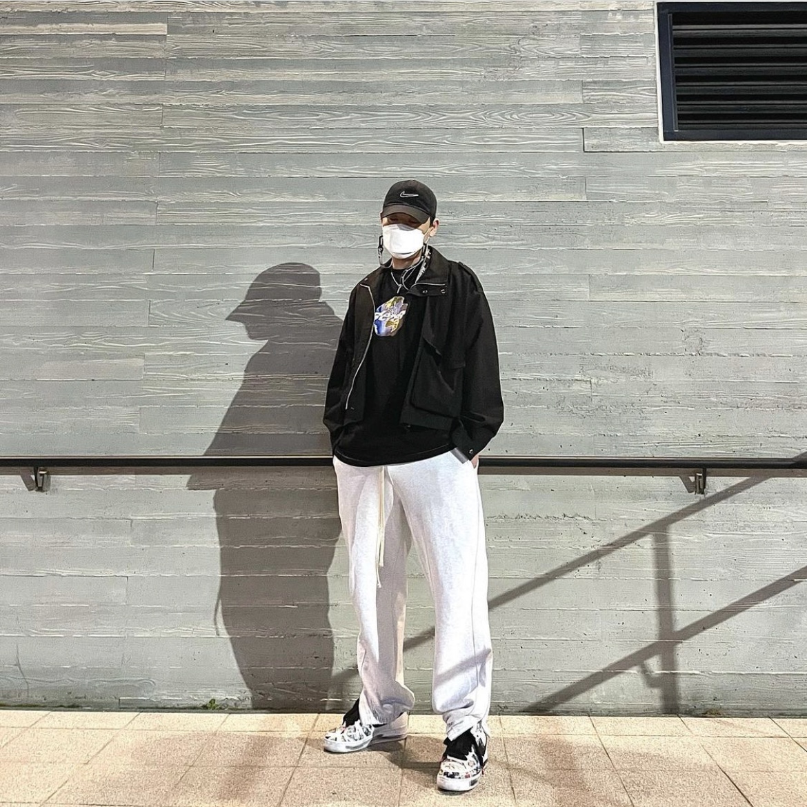 Nike x Peaceminusone Air Force 1 Low Para-Noise 2.0 착용 스타일