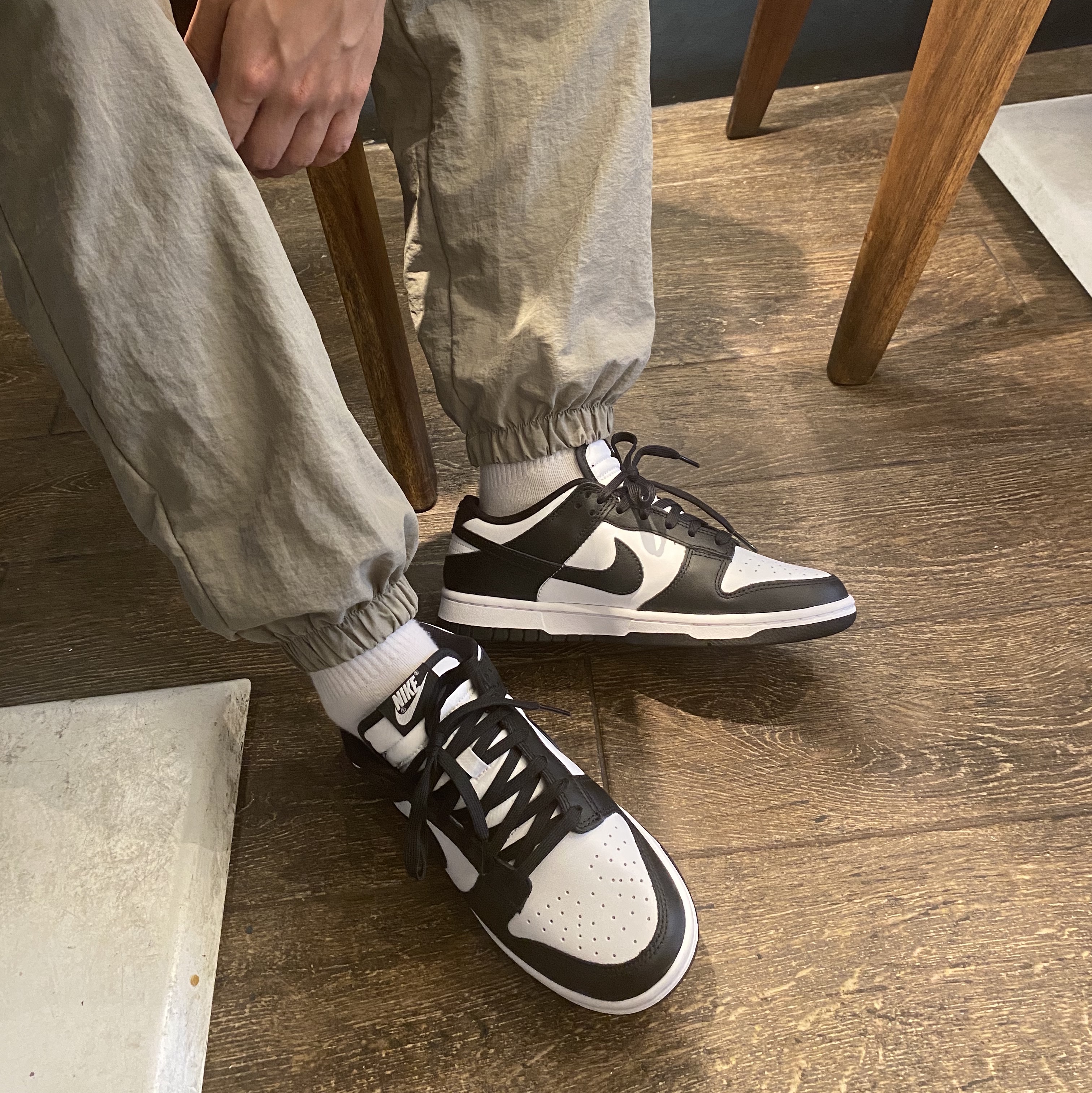 Nike Dunk Low Retro Black 착용 스타일