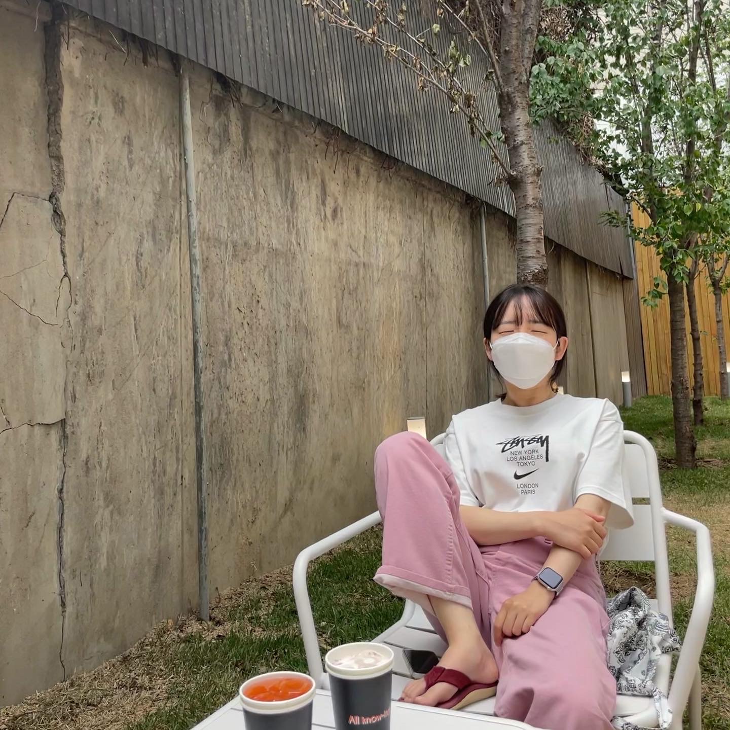 Nike x Stussy WT T-Shirt White - Asia 착용 스타일 - 1
