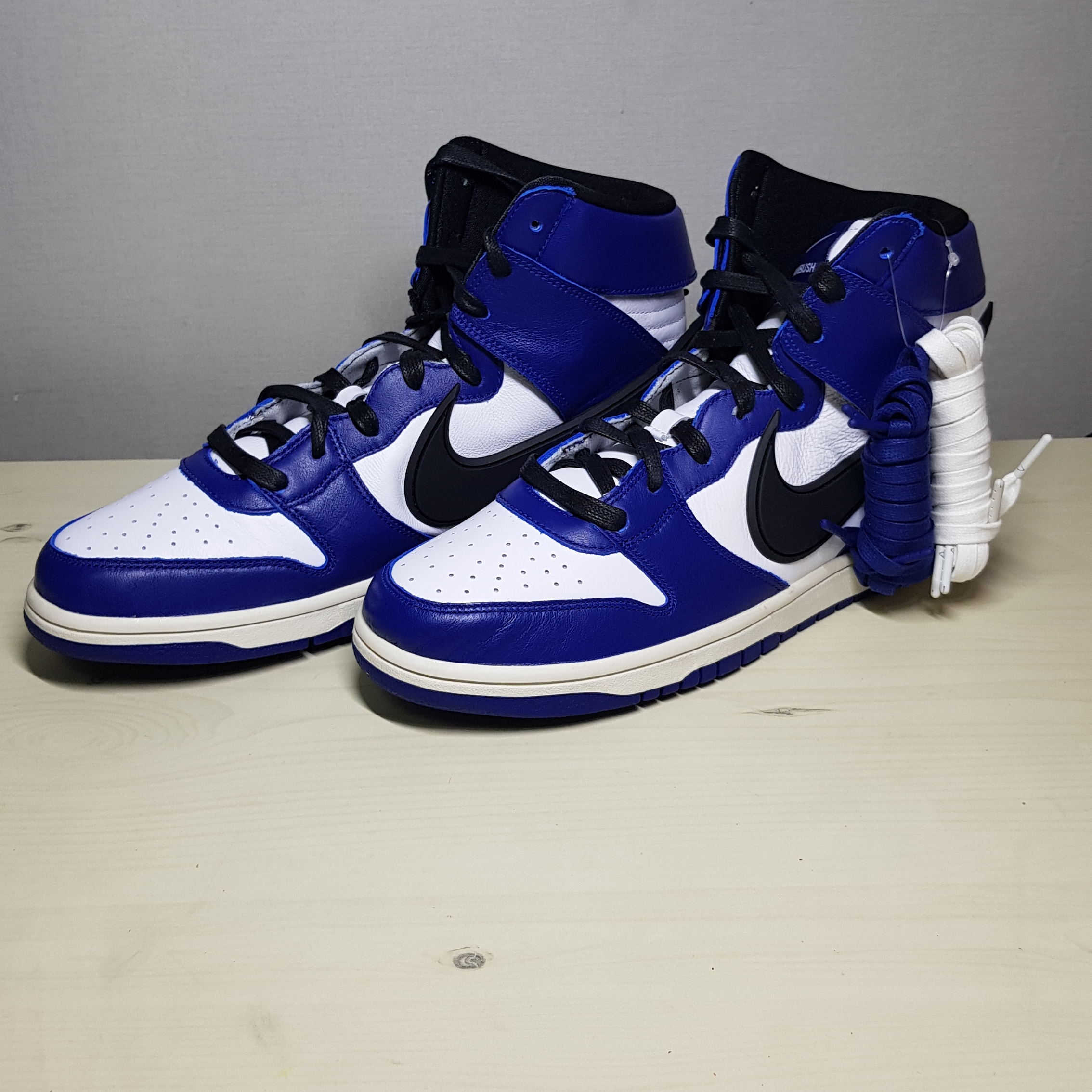 Nike x Ambush Dunk High Deep Royal Blue 착용 스타일