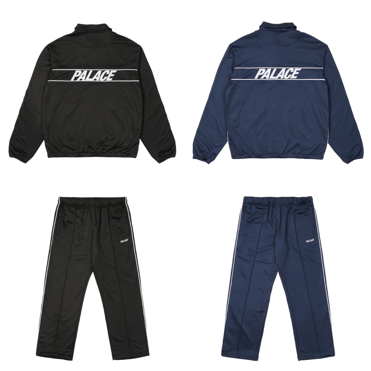 Palace Mumma Mia Crew Purple - 21SS, Palace Mumma Mia Crew Black Pink - 21SS 착용 스타일 - 2