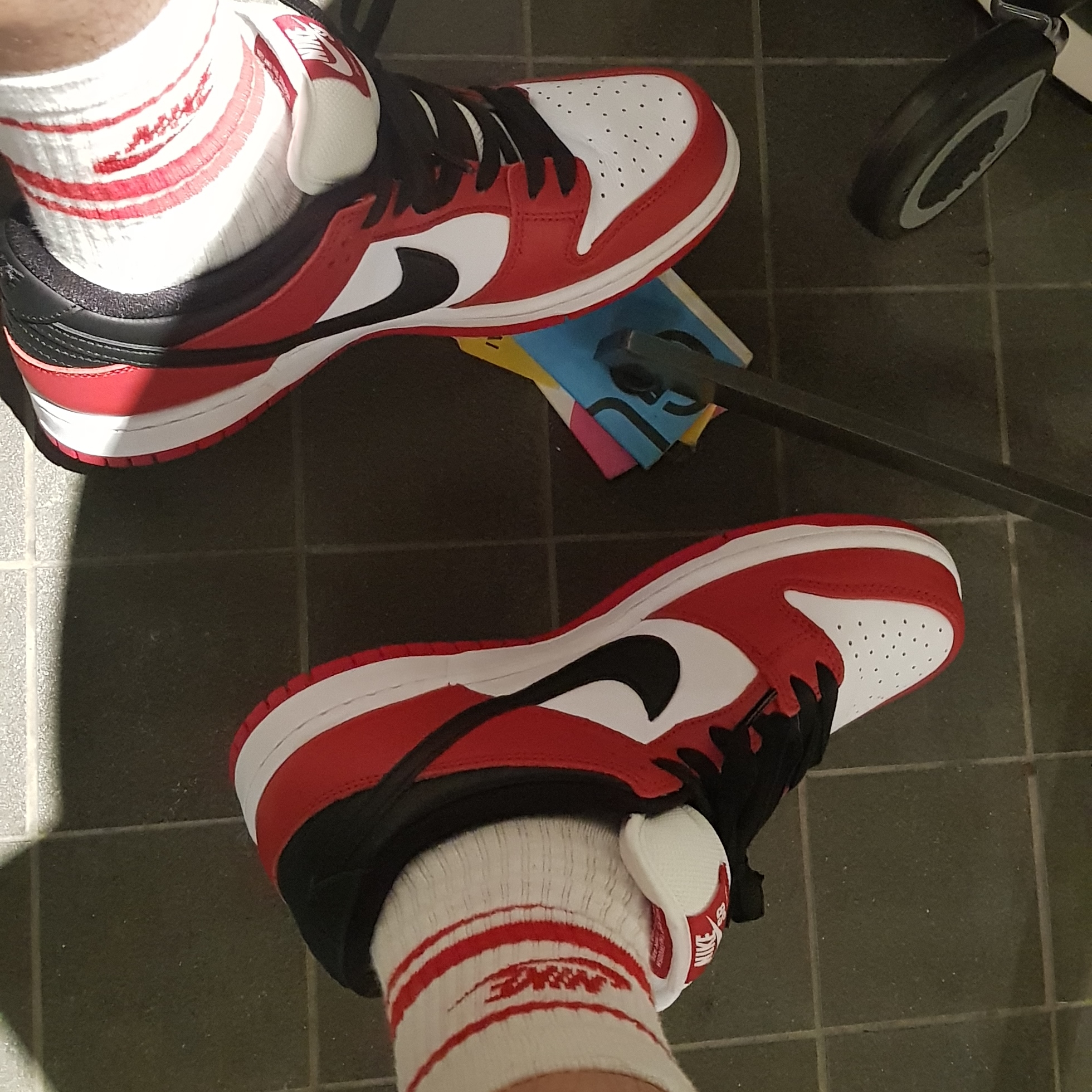 Nike SB Dunk Low Pro Chicago 착용 스타일