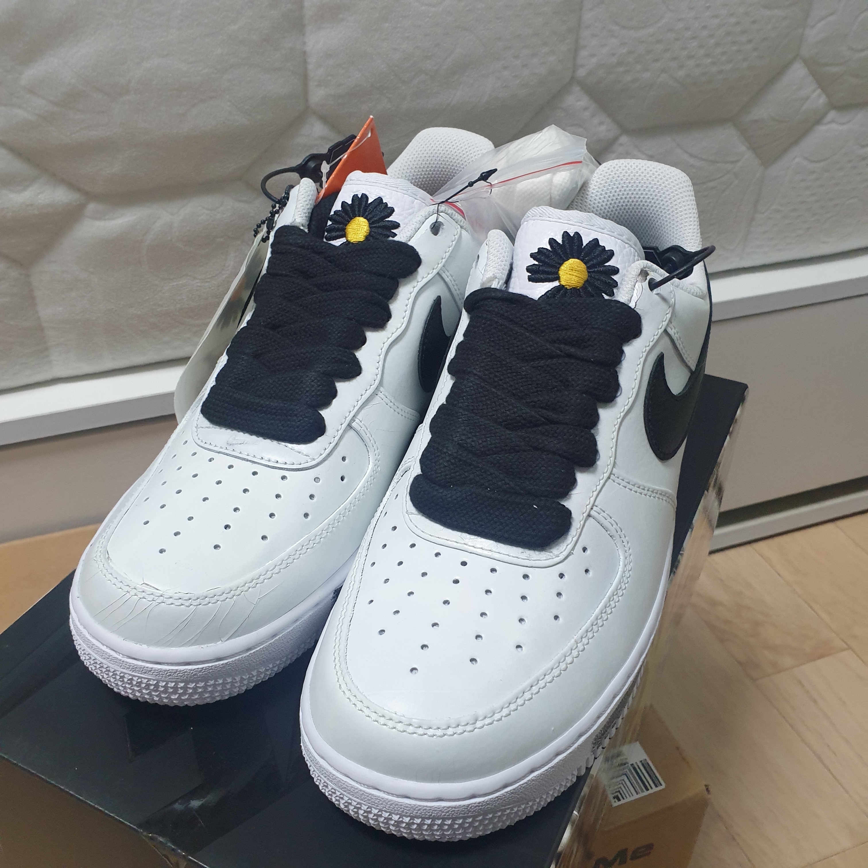 Nike x Peaceminusone Air Force 1 Low Para-Noise 2.0 착용 스타일 - 3