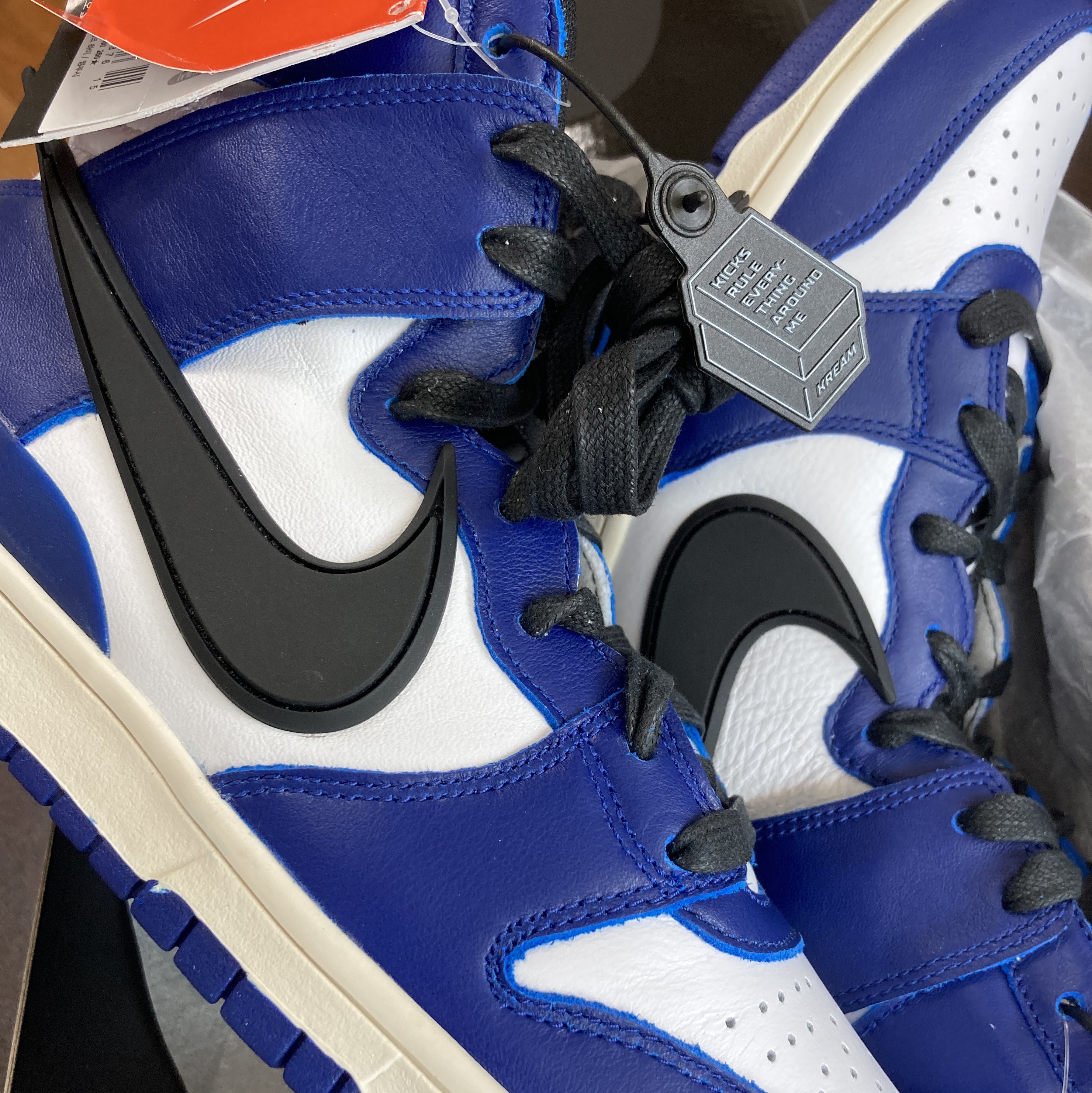 Nike x Ambush Dunk High Deep Royal Blue 착용 스타일 - 1