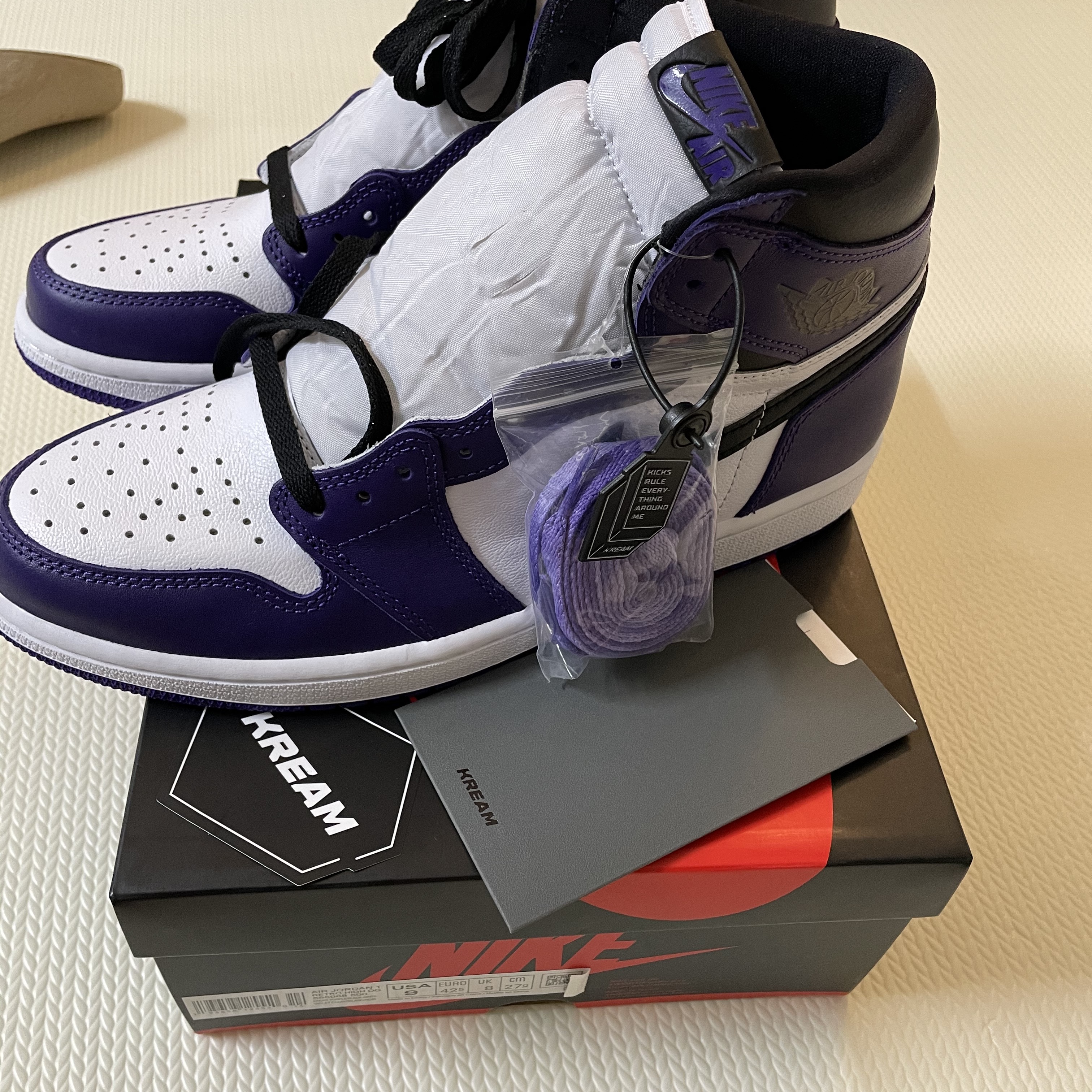 Jordan 1 Retro High OG Court Purple 2020 착용 스타일