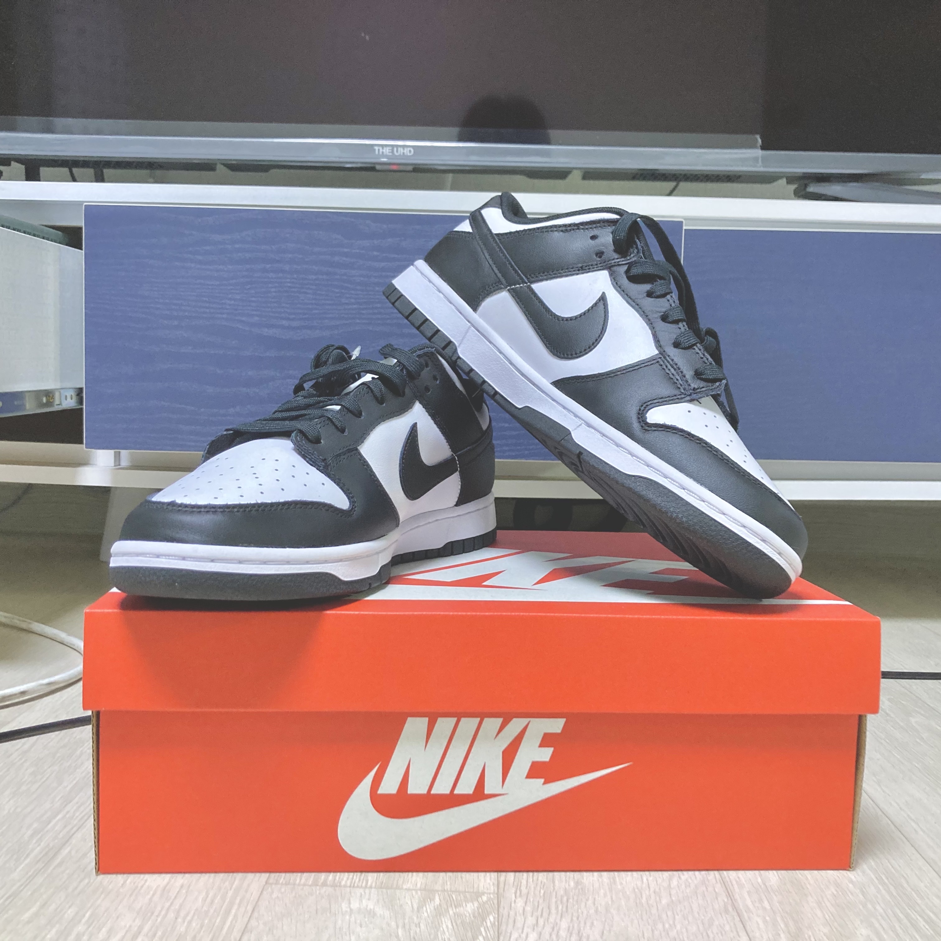 Nike Dunk Low Retro Black 착용 스타일 - 4