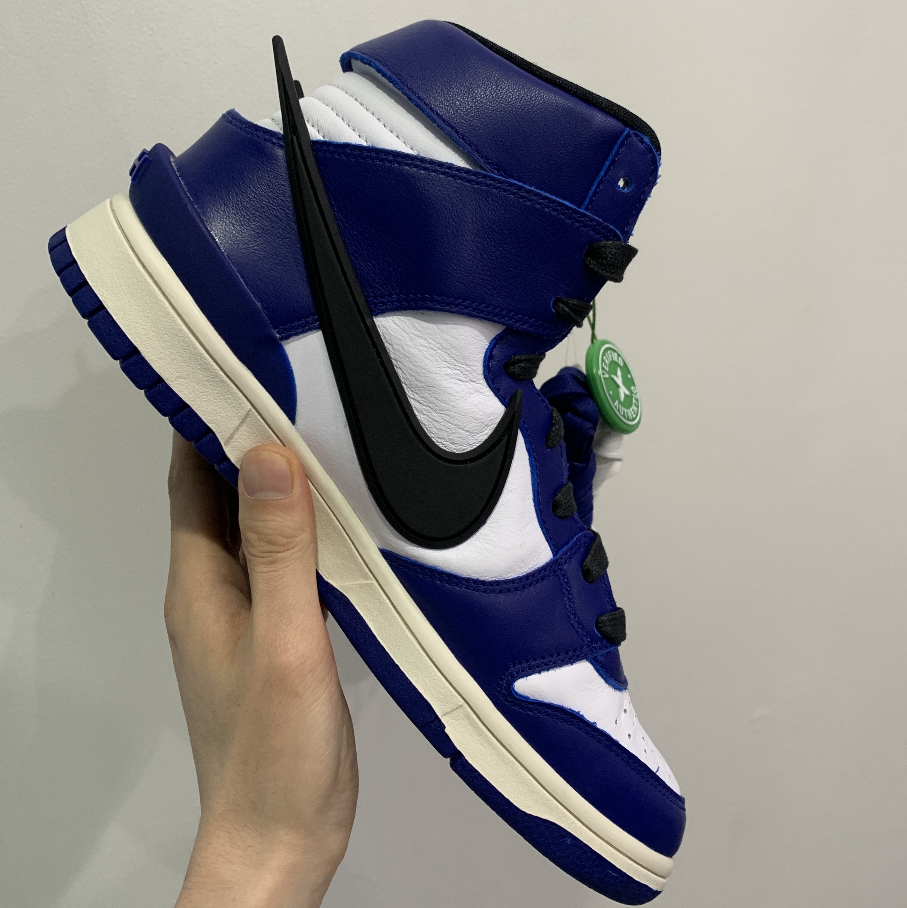 Nike x Ambush Dunk High Deep Royal Blue 착용 스타일