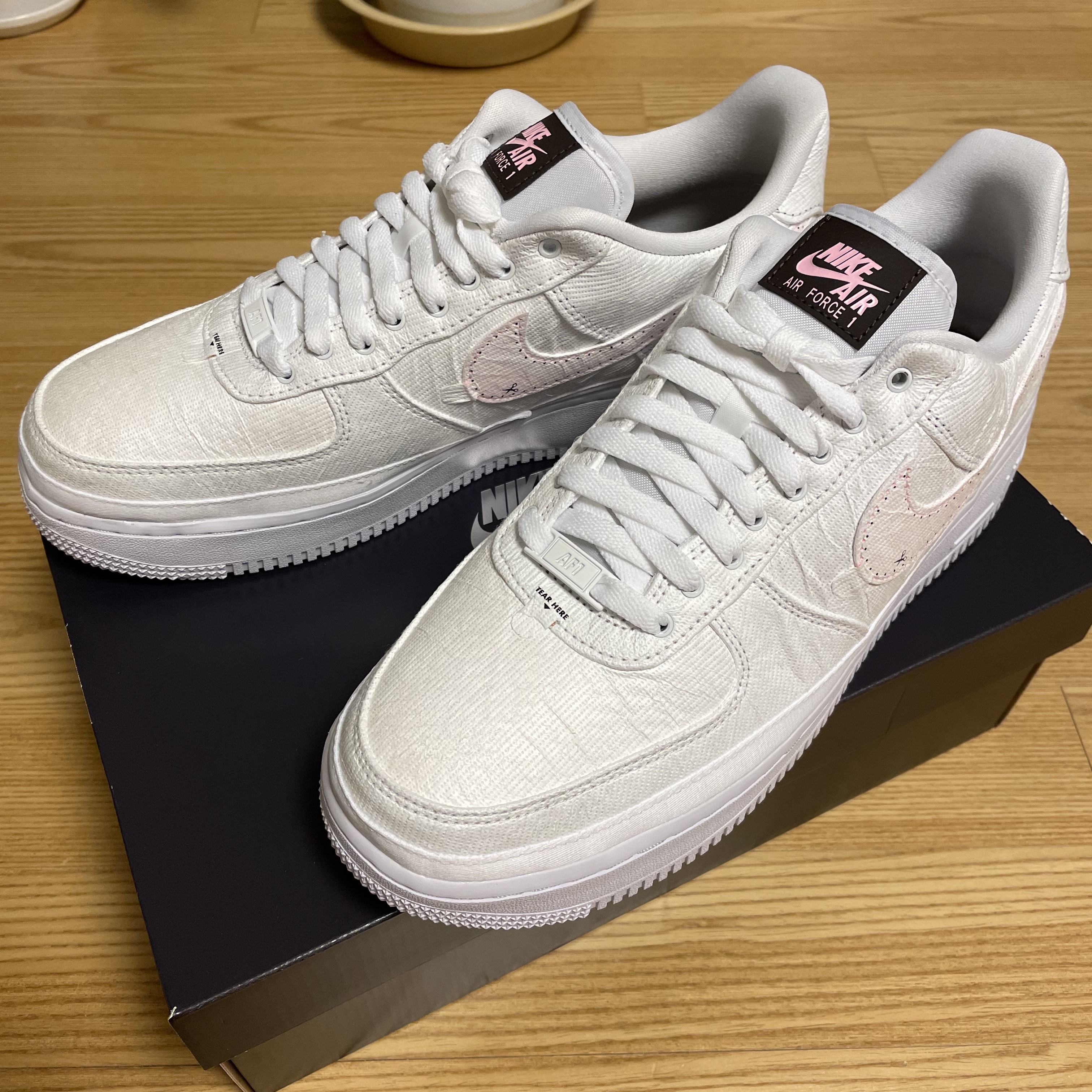 (W) Nike Air Force 1 '07 PRM Tear Away Fauna Brown 착용 스타일 - 2