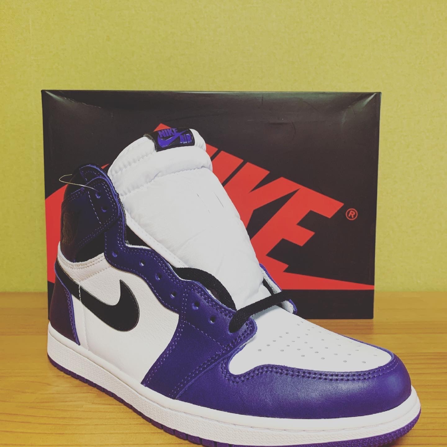 Jordan 1 Retro High OG Court Purple 2020 착용 스타일 - 2
