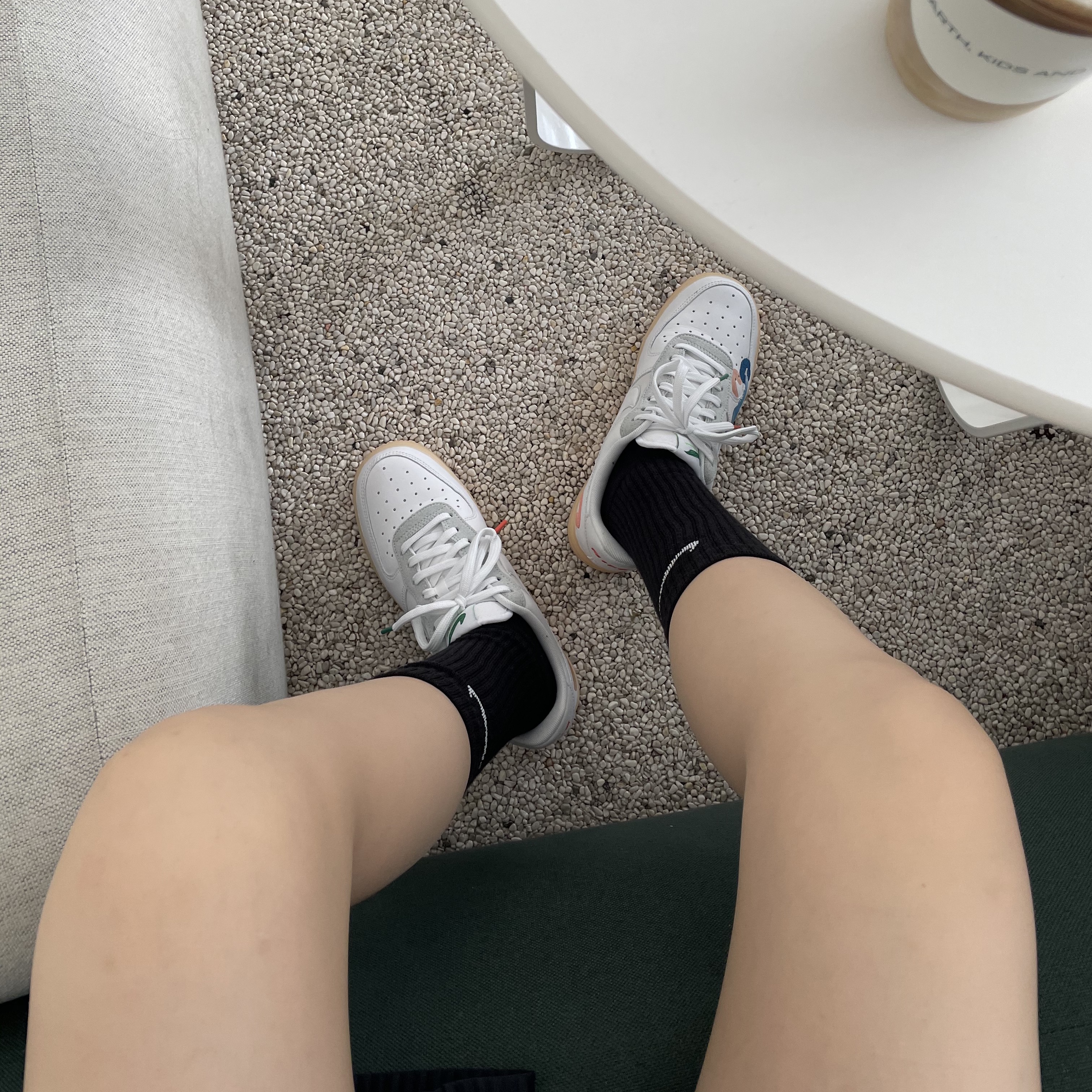 Nike x Mayumi Yamase Air Force 1 Flyleather Solar Red 착용 스타일 - 3