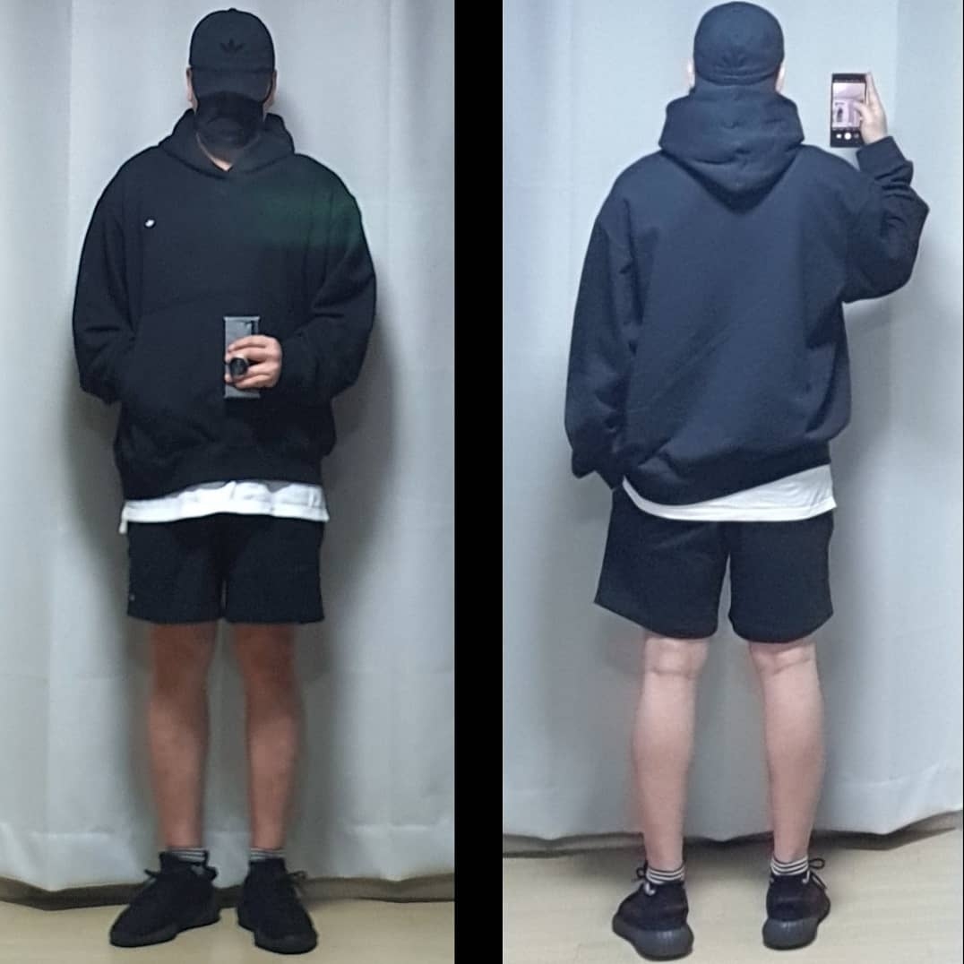 Adidas Yeezy Boost 350 V2 Black Red 2020 착용 스타일