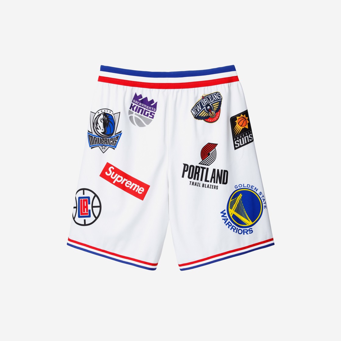 Buy Supreme x Nike x NBA Teams Authentic Jersey 'White' - SS18KN61 WHITE