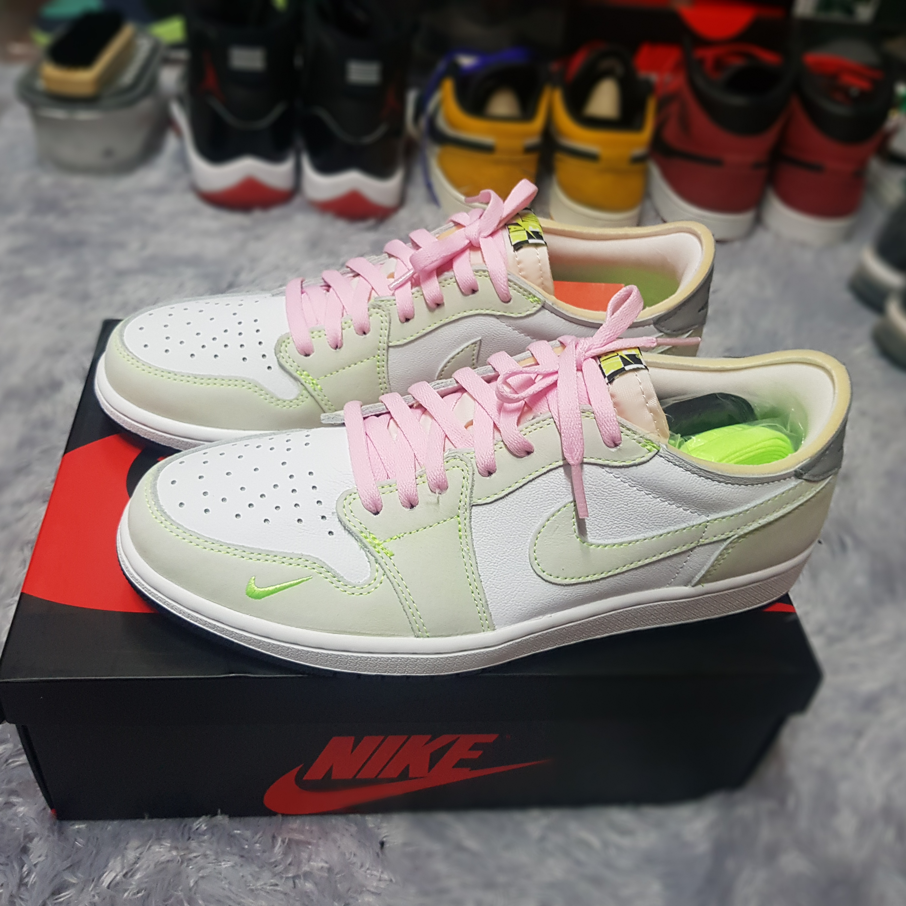 Jordan 1 Low OG Ghost Green 착용 스타일 - 1