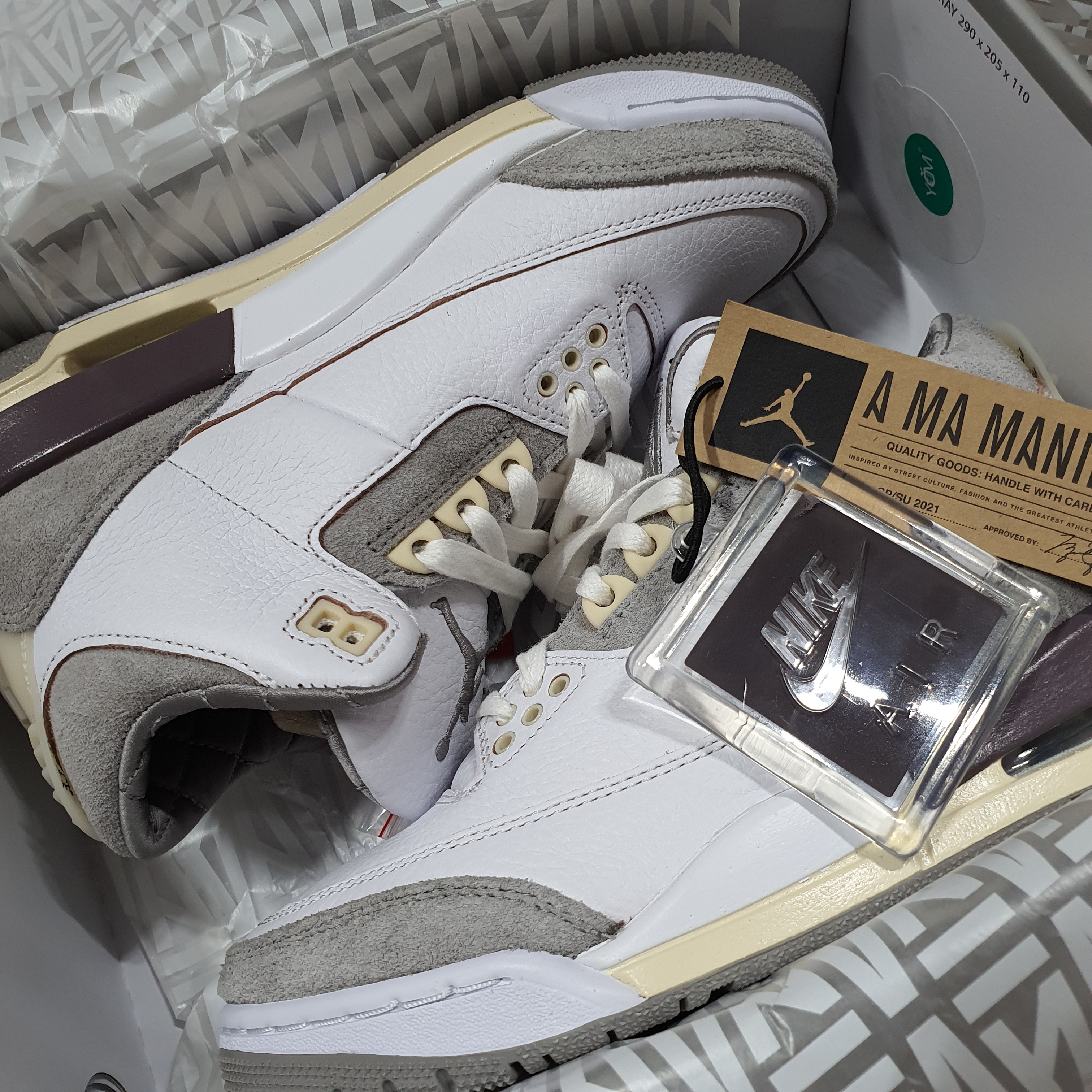 (W) Jordan 3 x A Ma Maniere Retro SP 착용 스타일