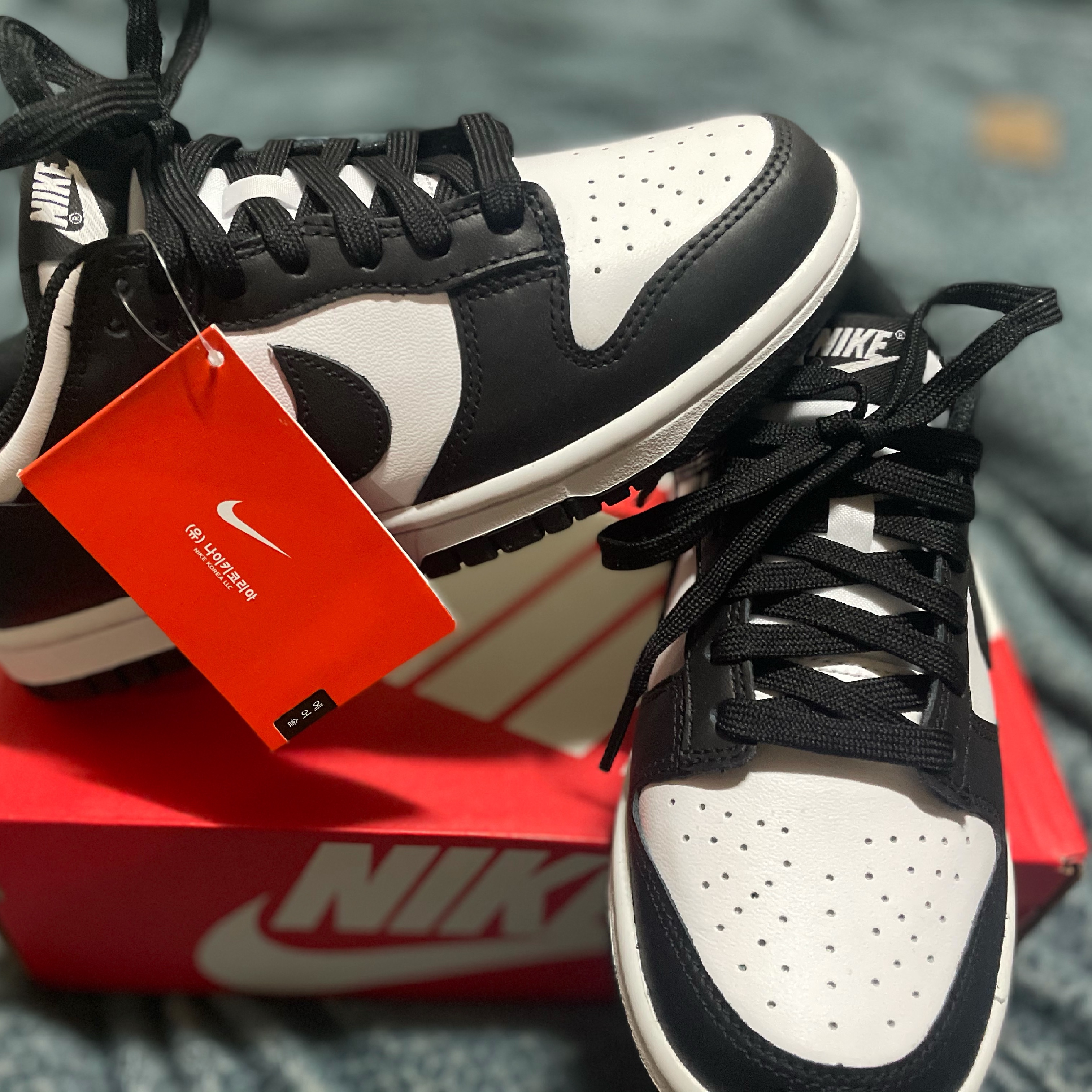 Nike Dunk Low Retro Black 착용 스타일