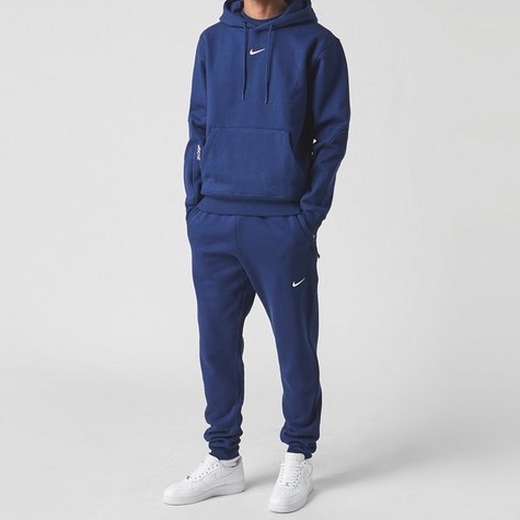 Nike x Drake Nocta Cardinal Stock Essential Fleece Pants Navy - Asia, Nike x Drake Nocta Cardinal Stock Essential Hoodie Navy - Asia 착용 스타일 - 1