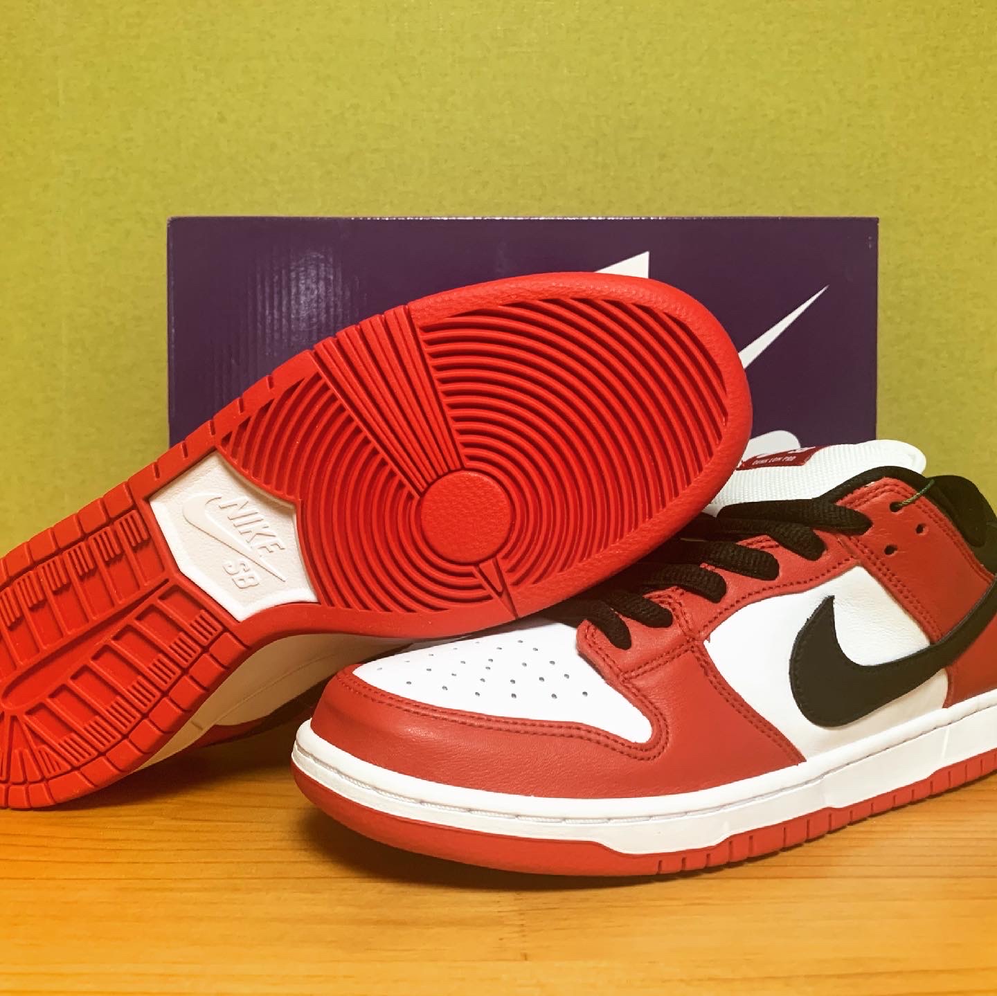 Nike SB Dunk Low Pro Chicago 착용 스타일 - 3