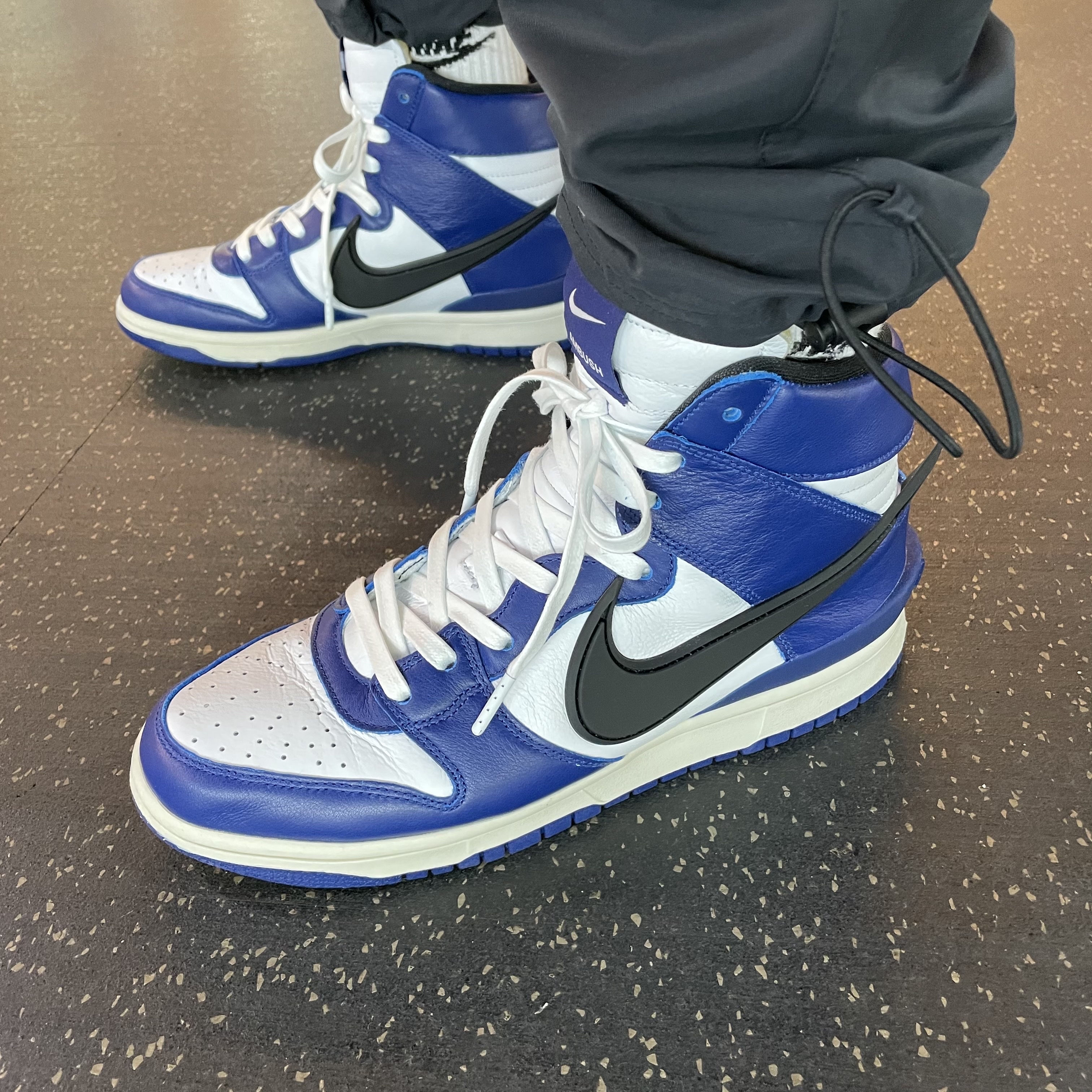 Nike x Ambush Dunk High Deep Royal Blue 착용 스타일
