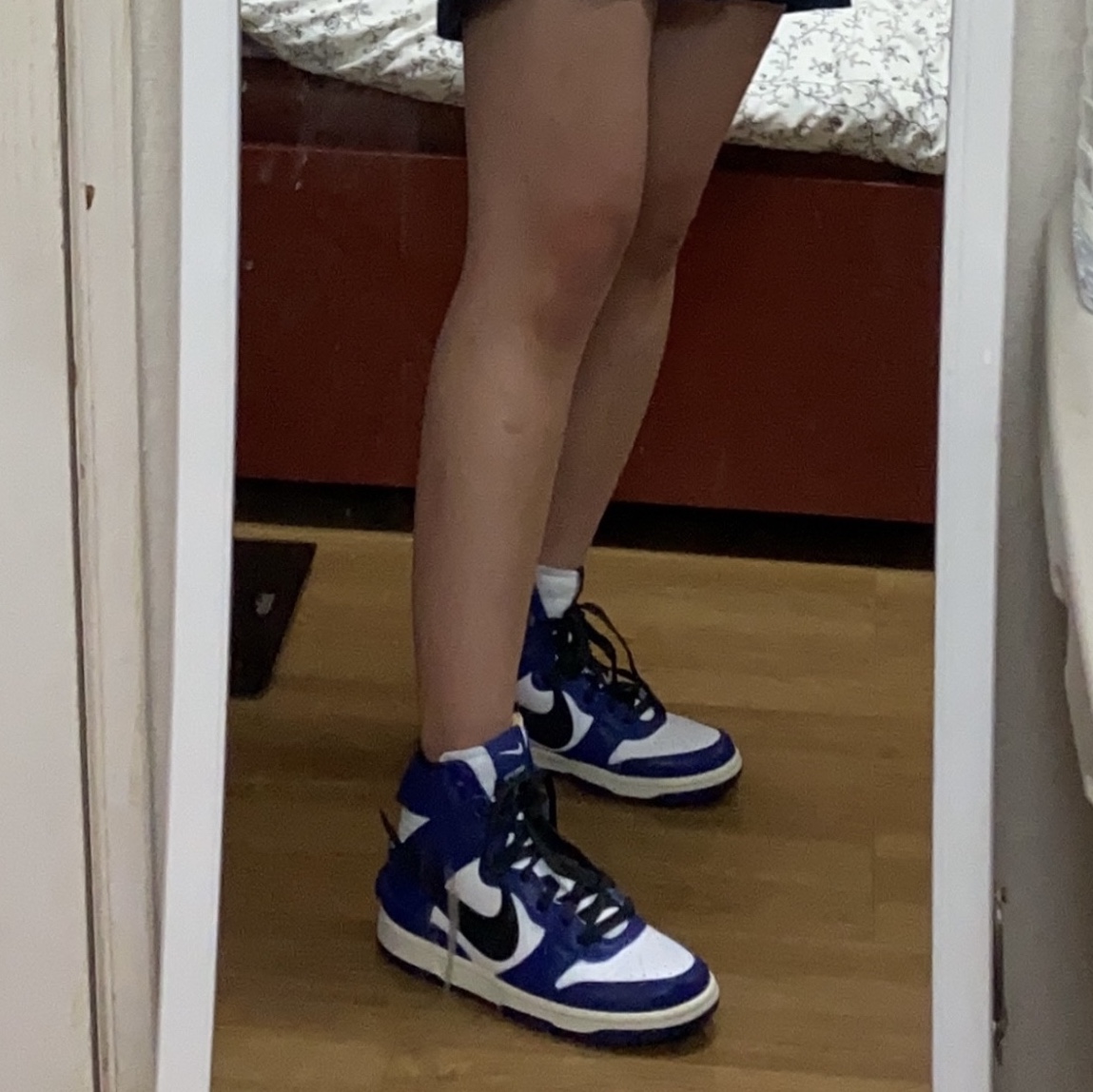 Nike x Ambush Dunk High Deep Royal Blue 착용 스타일 - 2