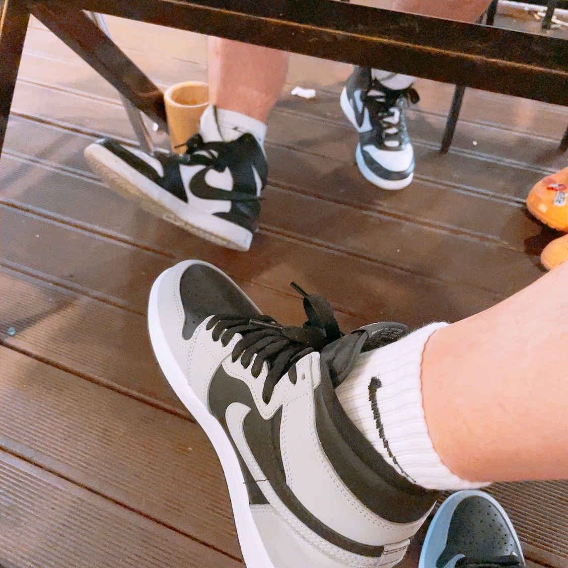 Jordan 1 Retro High OG Shadow 2.0, Nike x Ambush Dunk High Black 착용 스타일 - 2
