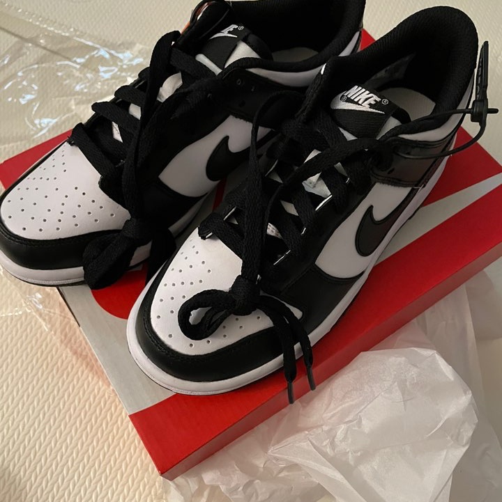 (GS) Nike Dunk Low Black 착용 스타일 - 2