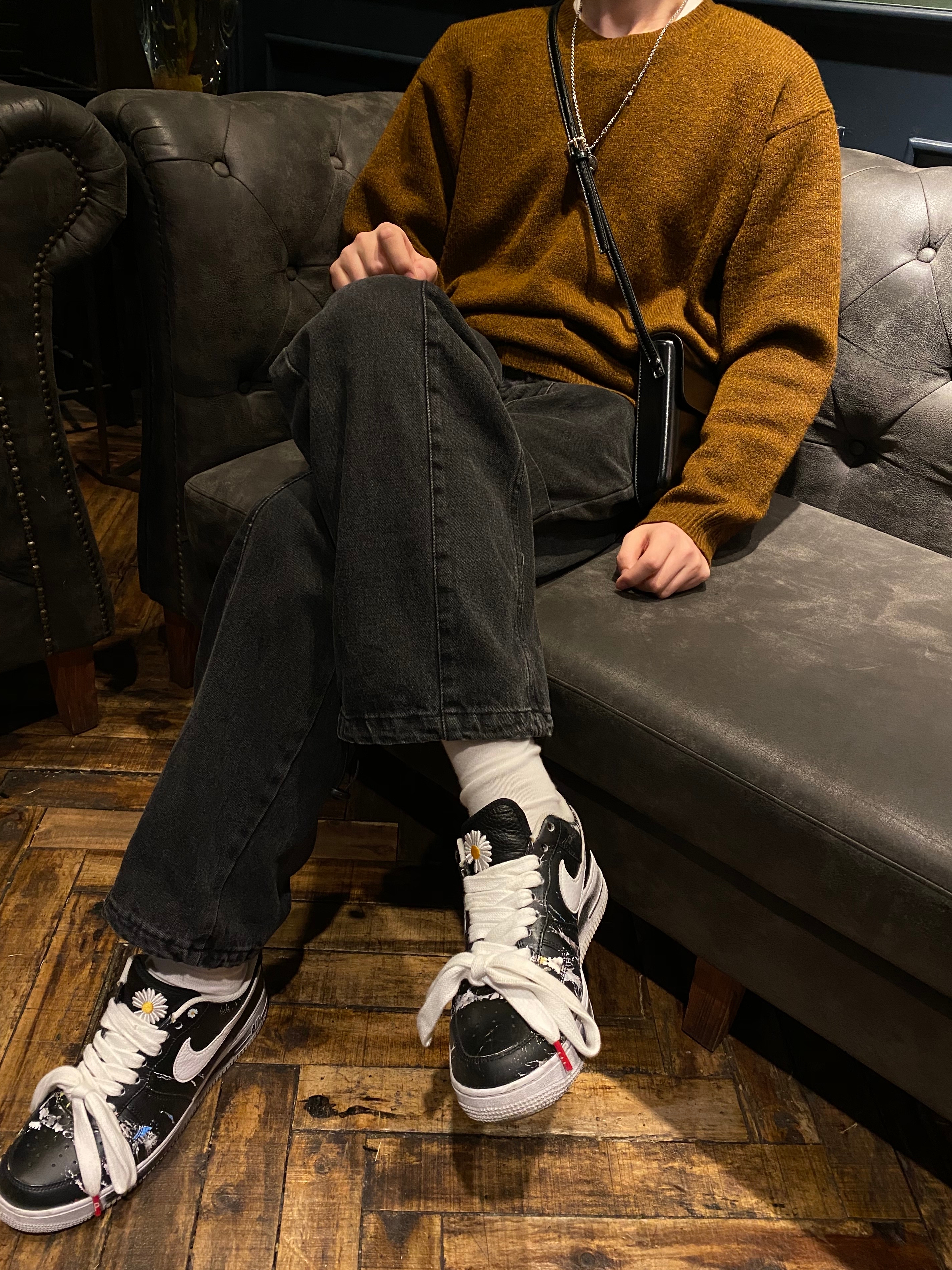 Nike x Peaceminusone Air Force 1 Low Para-Noise 착용 스타일
