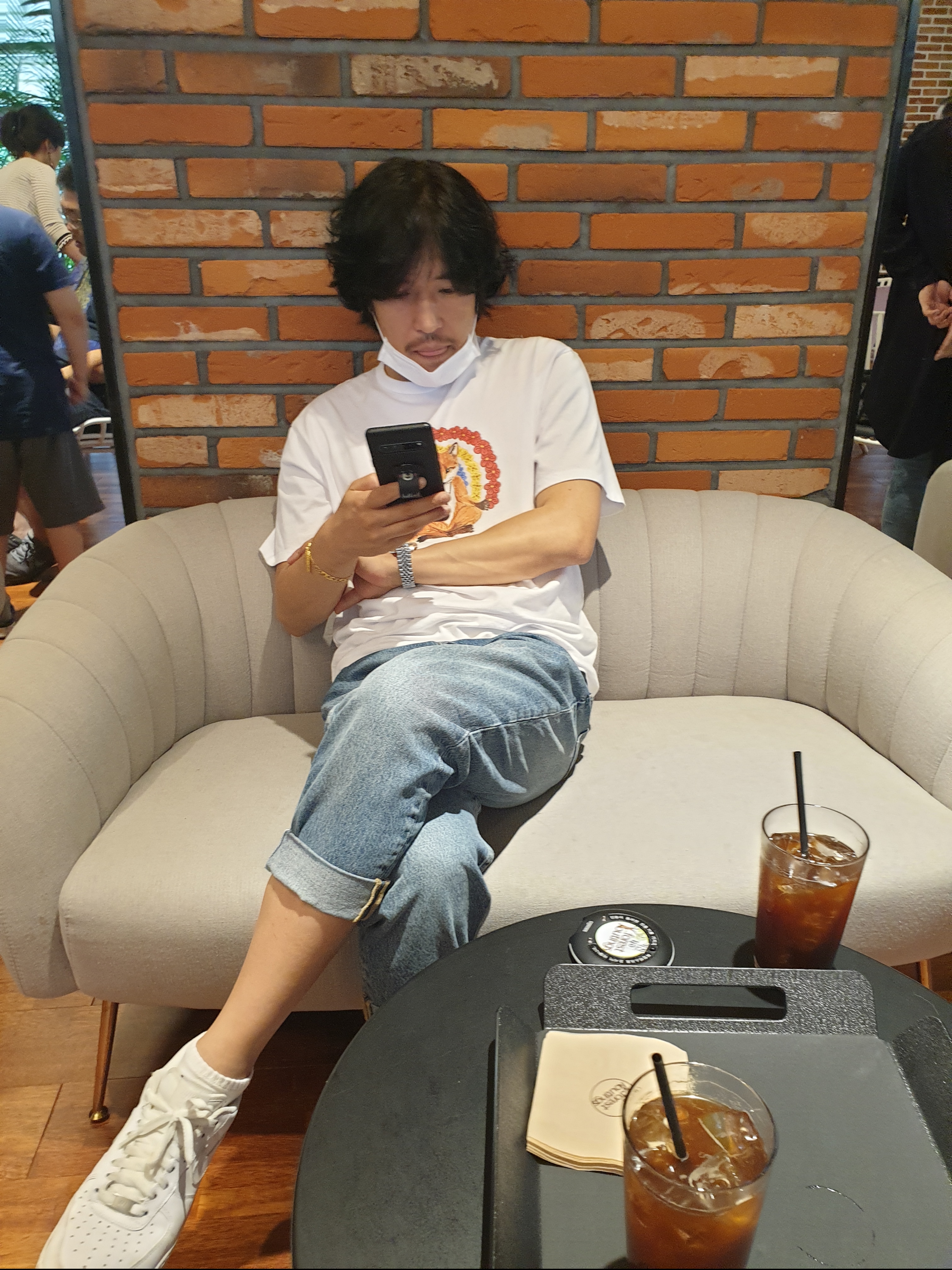 Nike Air Force 1 '07 Low White 착용 스타일