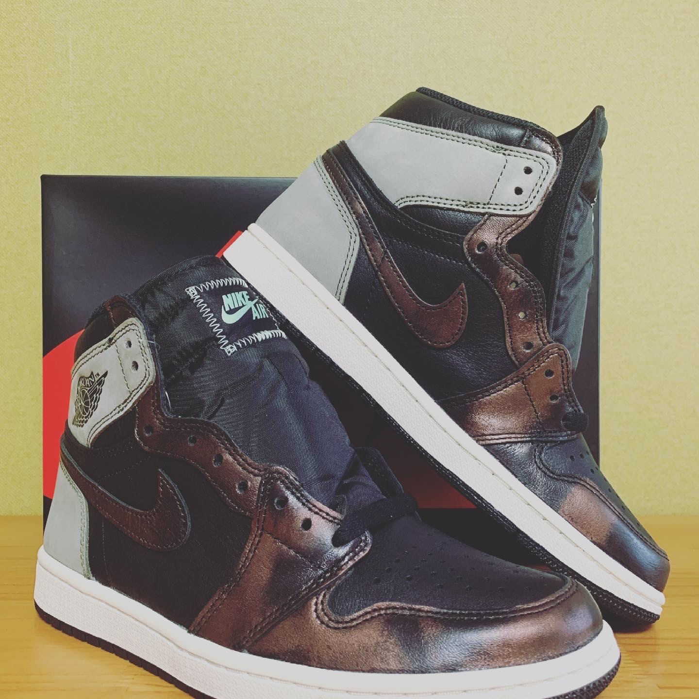 Jordan 1 Retro High OG Rust Shadow 착용 스타일 - 1