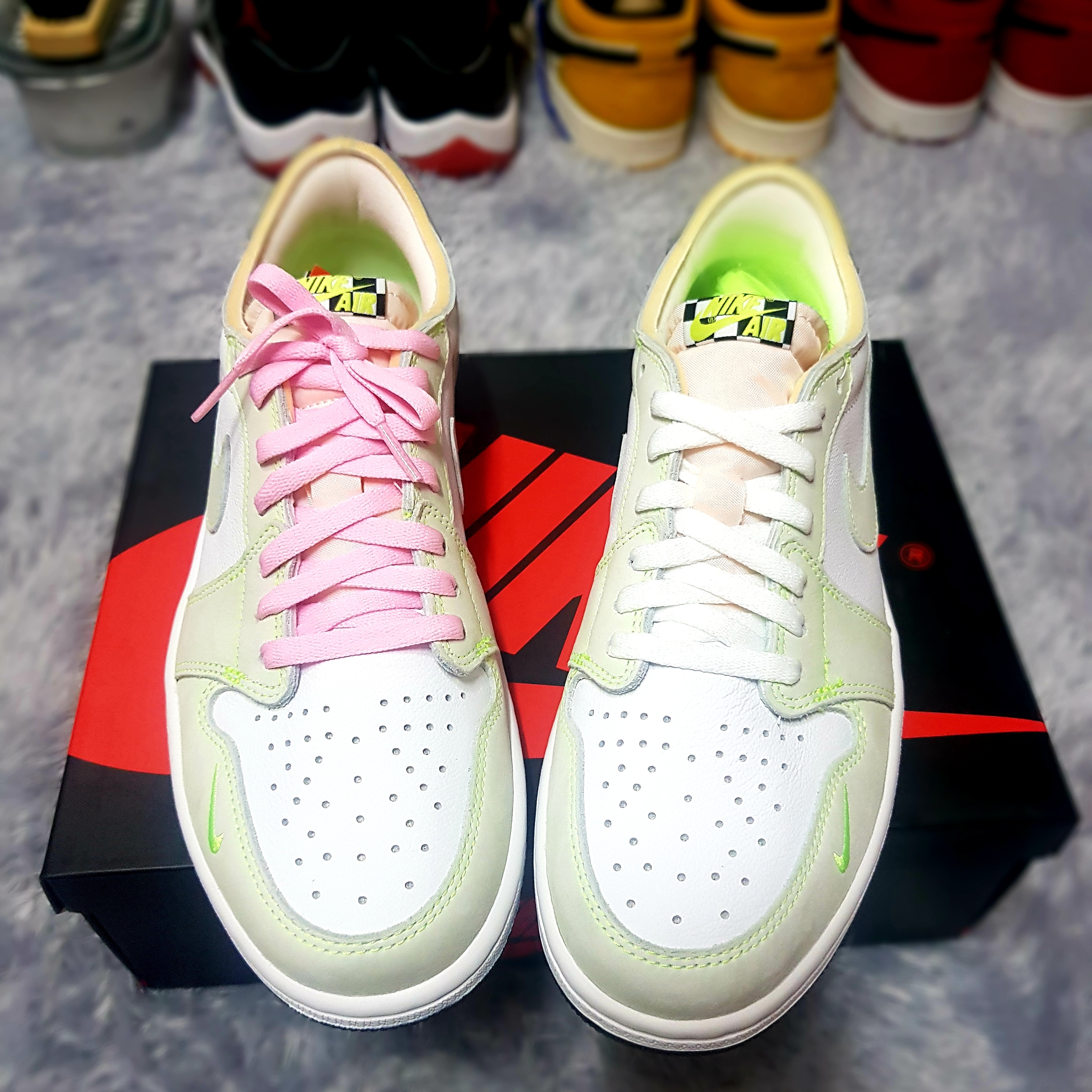 Jordan 1 Low OG Ghost Green 착용 스타일 - 4