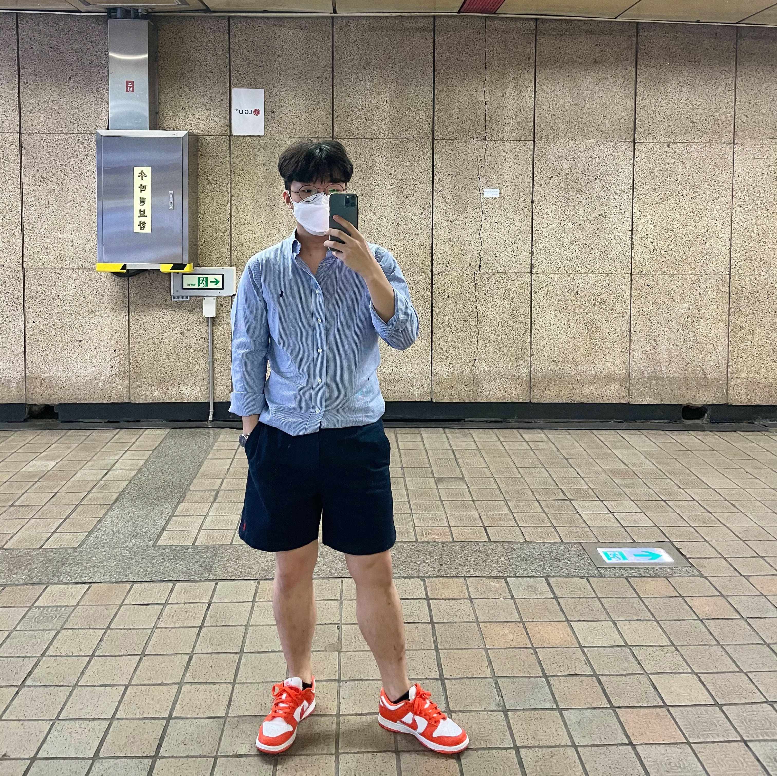 Nike Dunk Low SP Syracuse 2020 착용 스타일