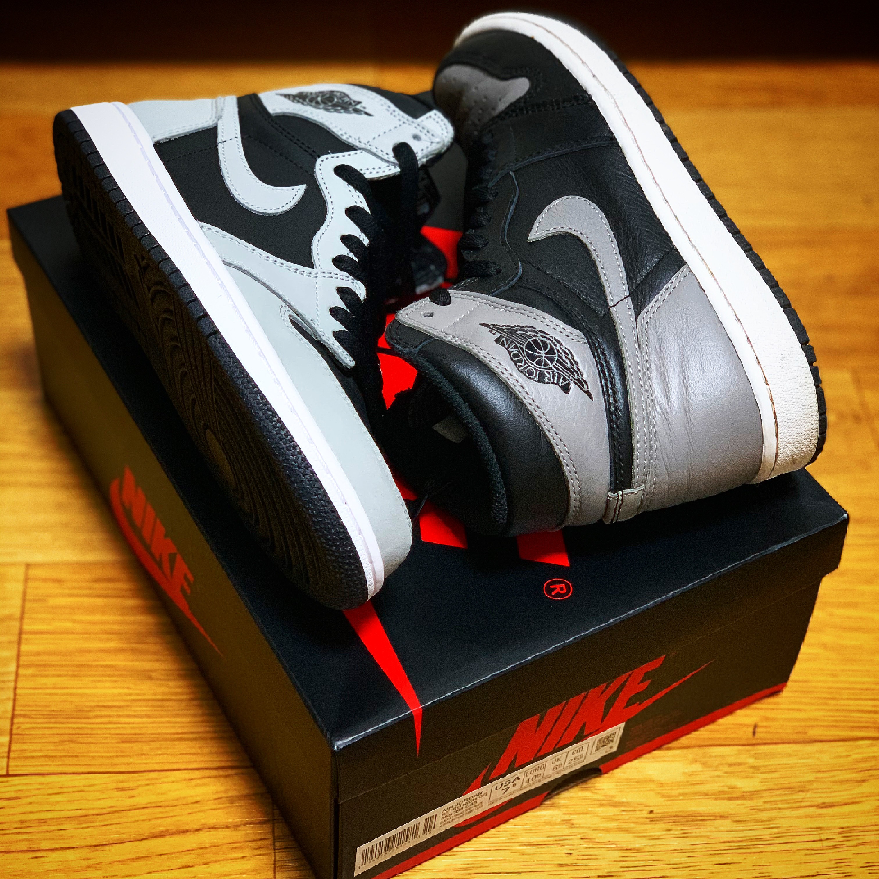 Jordan 1 Retro High OG Shadow 2.0, Jordan 1 Retro High OG Shadow 2018 착용 스타일