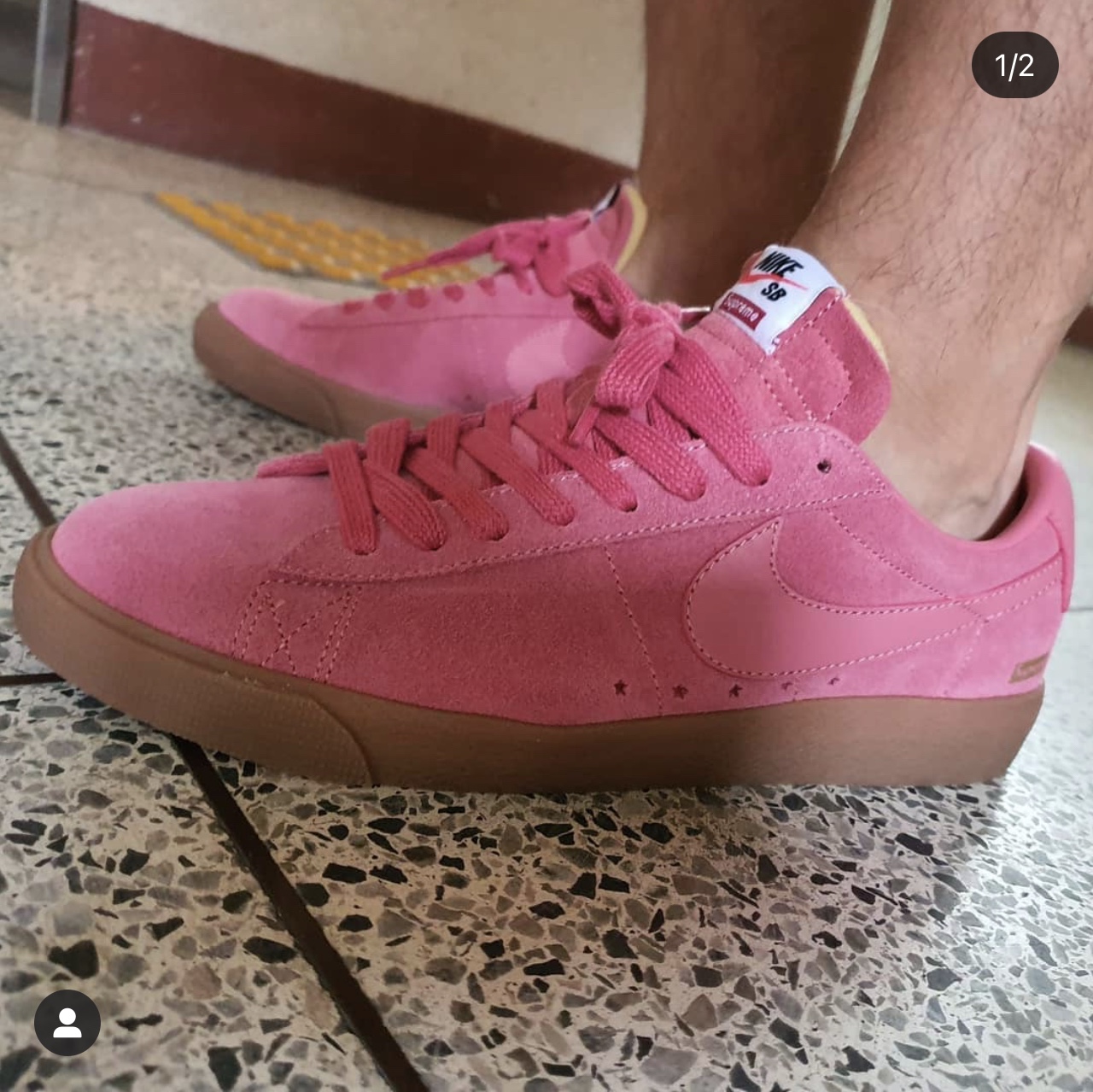 Nike x Supreme SB Blazer Low GT Desert Bloom 착용 스타일