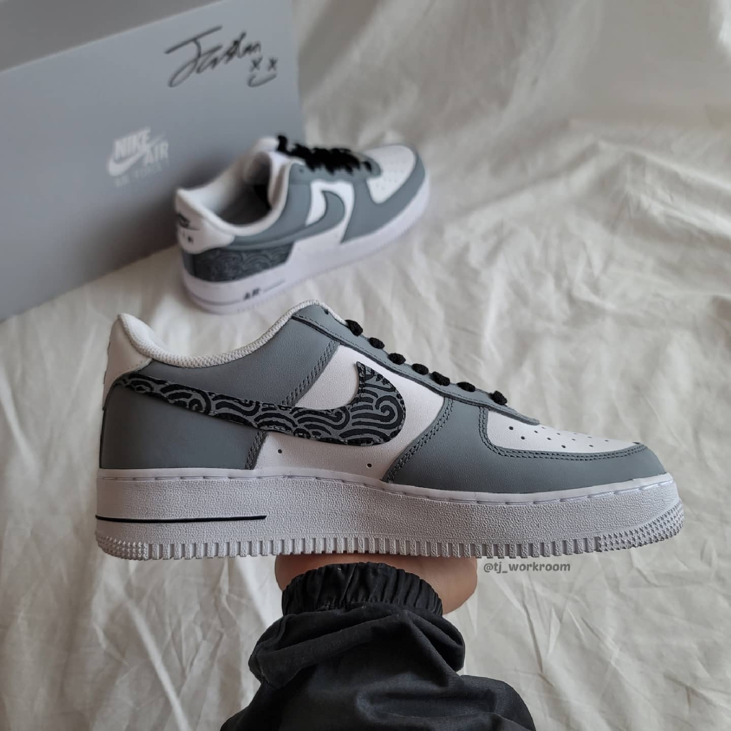 Nike Air Force 1 '07 Low White, (W) Nike Air Force 1 '07 Low White 착용 스타일 - 2