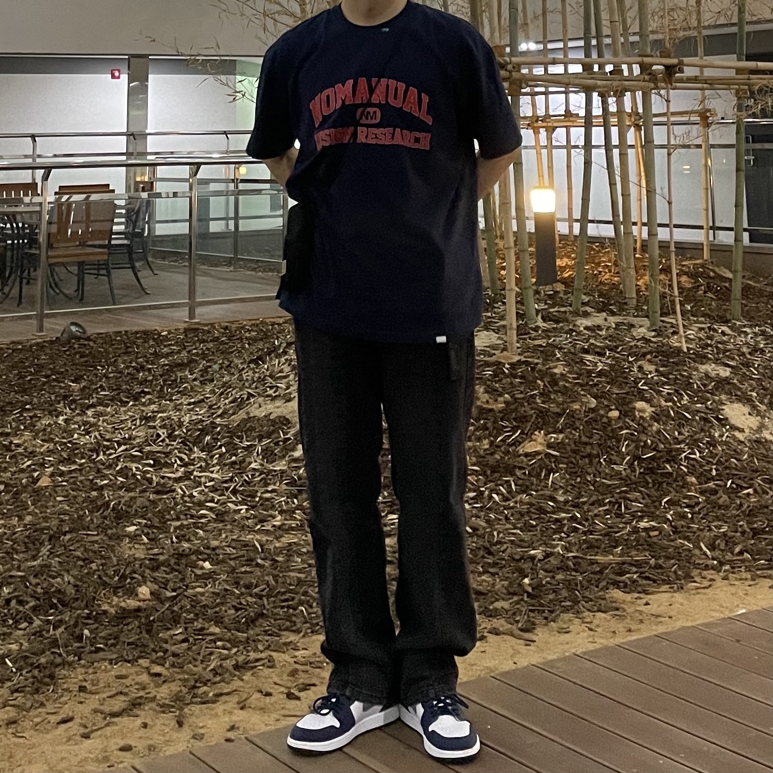 Jordan 1 Retro High OG CO.JP Midnight Navy 착용 스타일 - 2