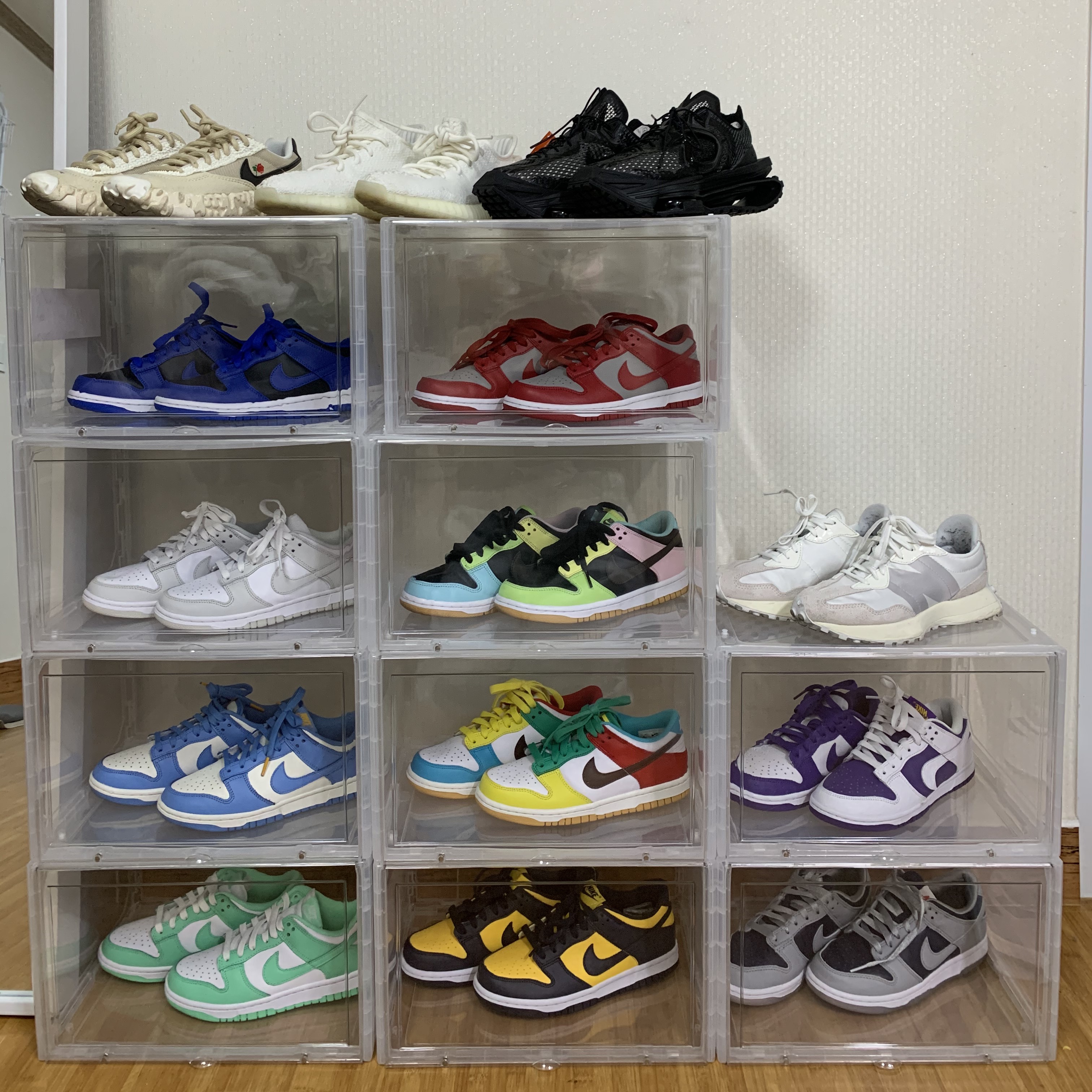 (W) Nike Dunk Low Coast, Nike x Undercover Overbreak SP Overcast 착용 스타일 - 2