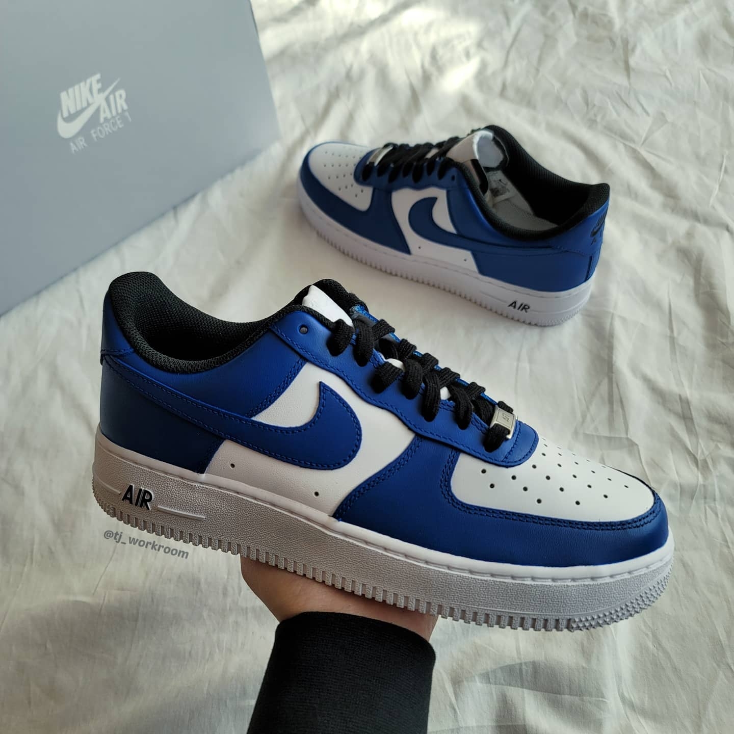Nike Air Force 1 '07 Low White, (W) Nike Air Force 1 '07 Low White 착용 스타일 - 1