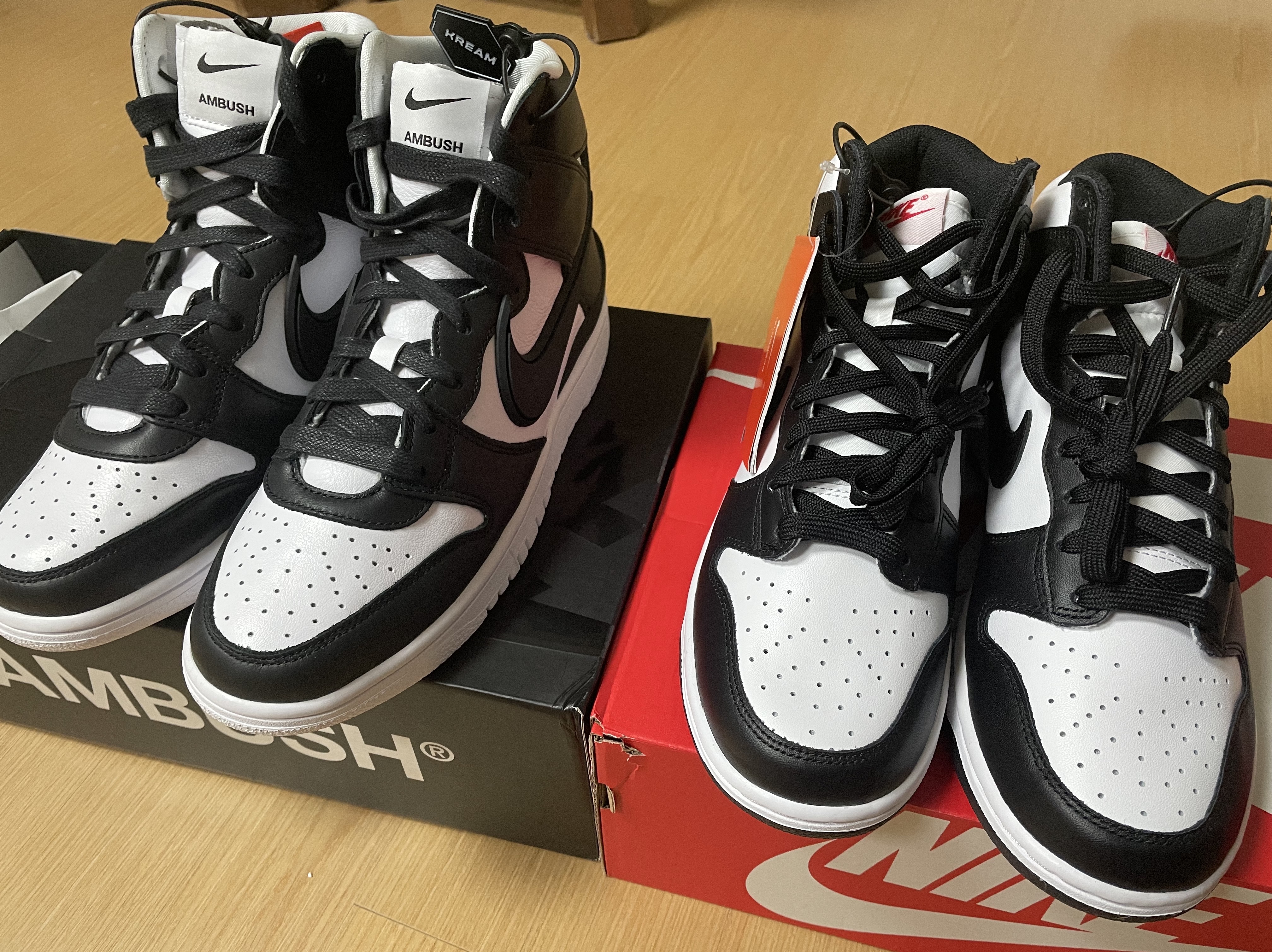 Nike x Ambush Dunk High Black, Nike Dunk High Retro Black and White 착용 스타일 - 1