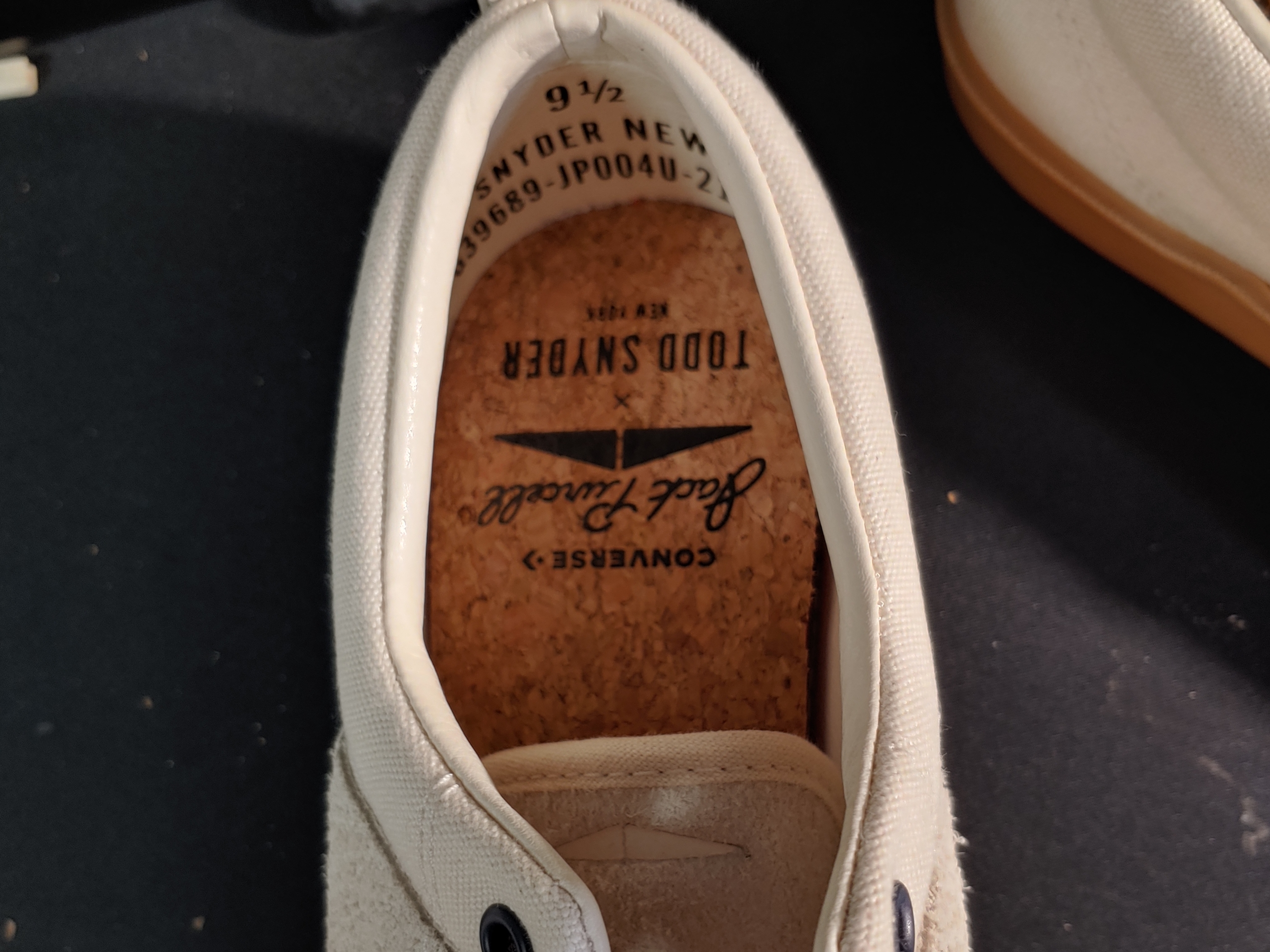 Converse x Todd Snyder Jack Purcell Ox Egret 착용 스타일 - 3