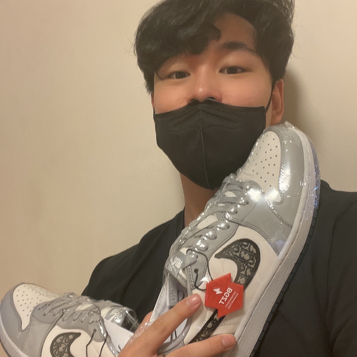 Jordan 1 x Dior Low OG 착용 스타일 - 2