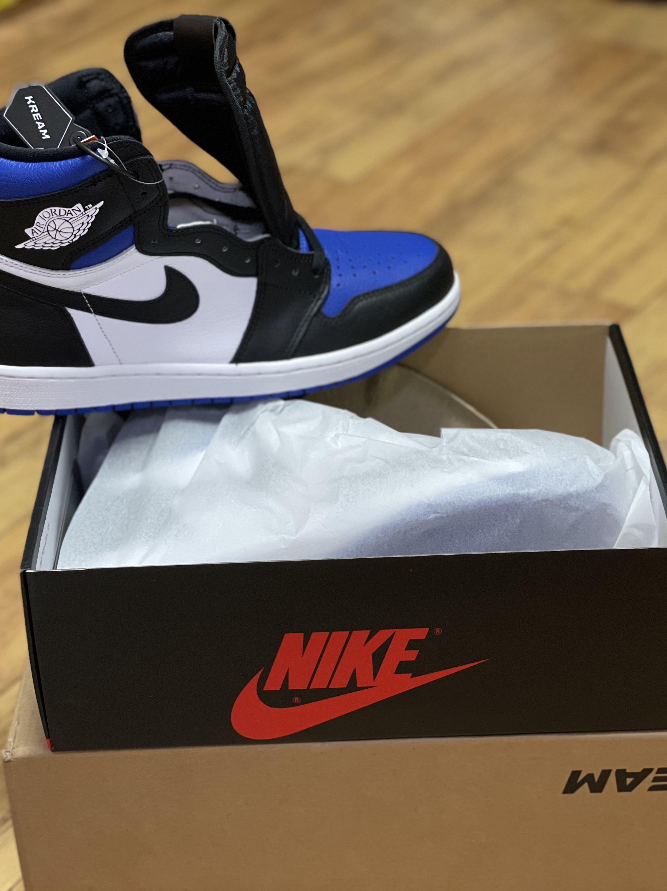 Jordan 1 Retro High OG Royal Toe 착용 스타일 - 2
