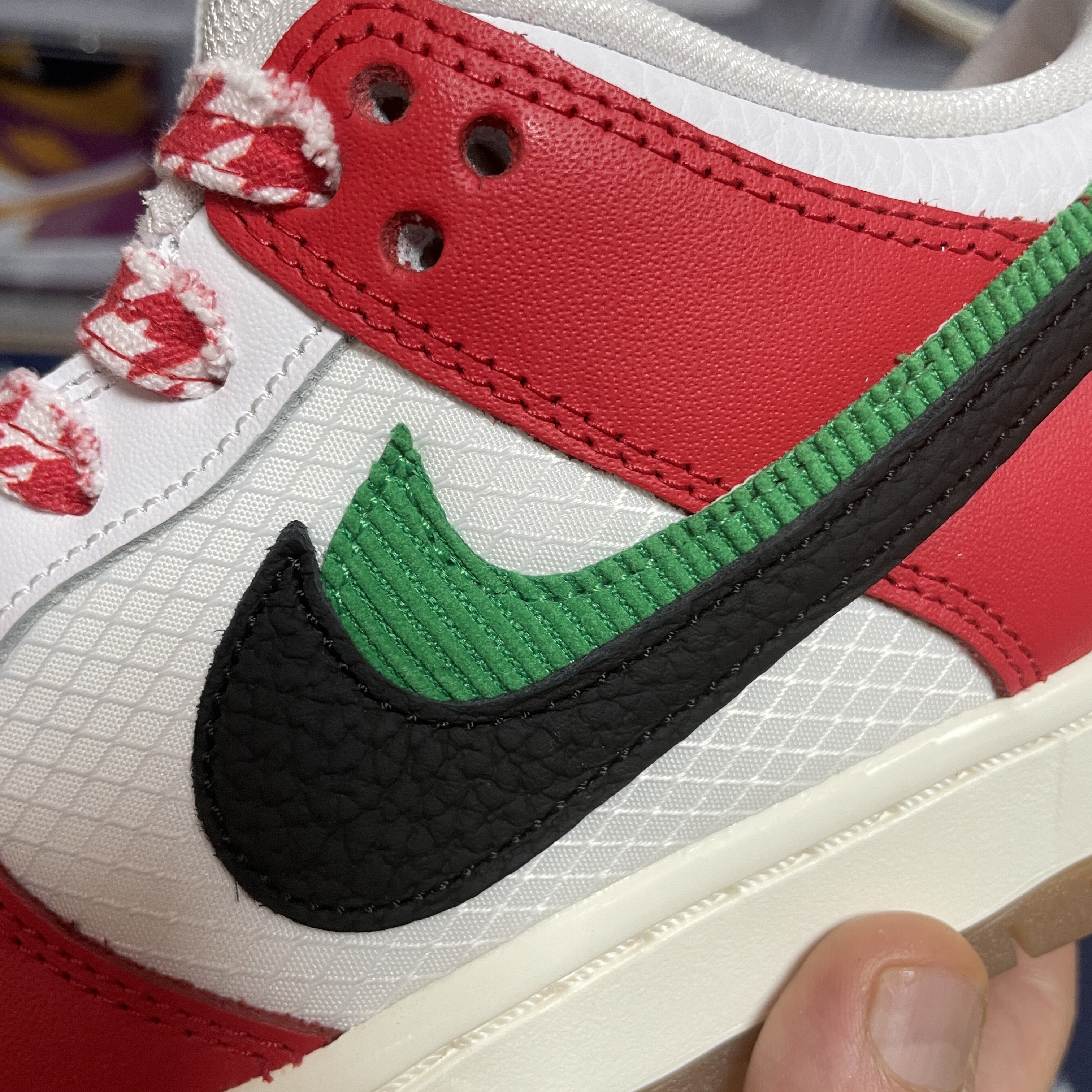Nike x Frame Skate SB Dunk Low Pro Habibi 착용 스타일 - 3