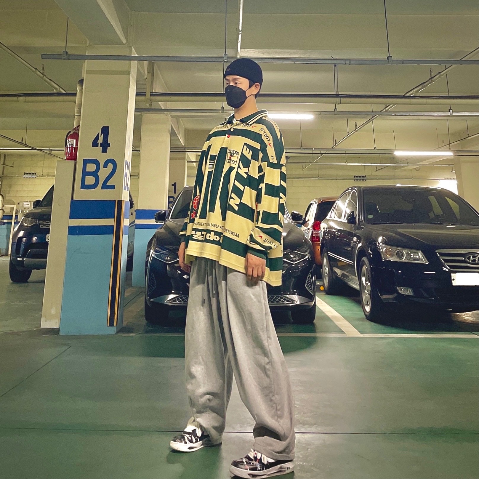 Nike x Cactus Plant Flea Market Long Sleeve Polo Natural - US/EU, Nike x Peaceminusone Air Force 1 Low Para-Noise 착용 스타일