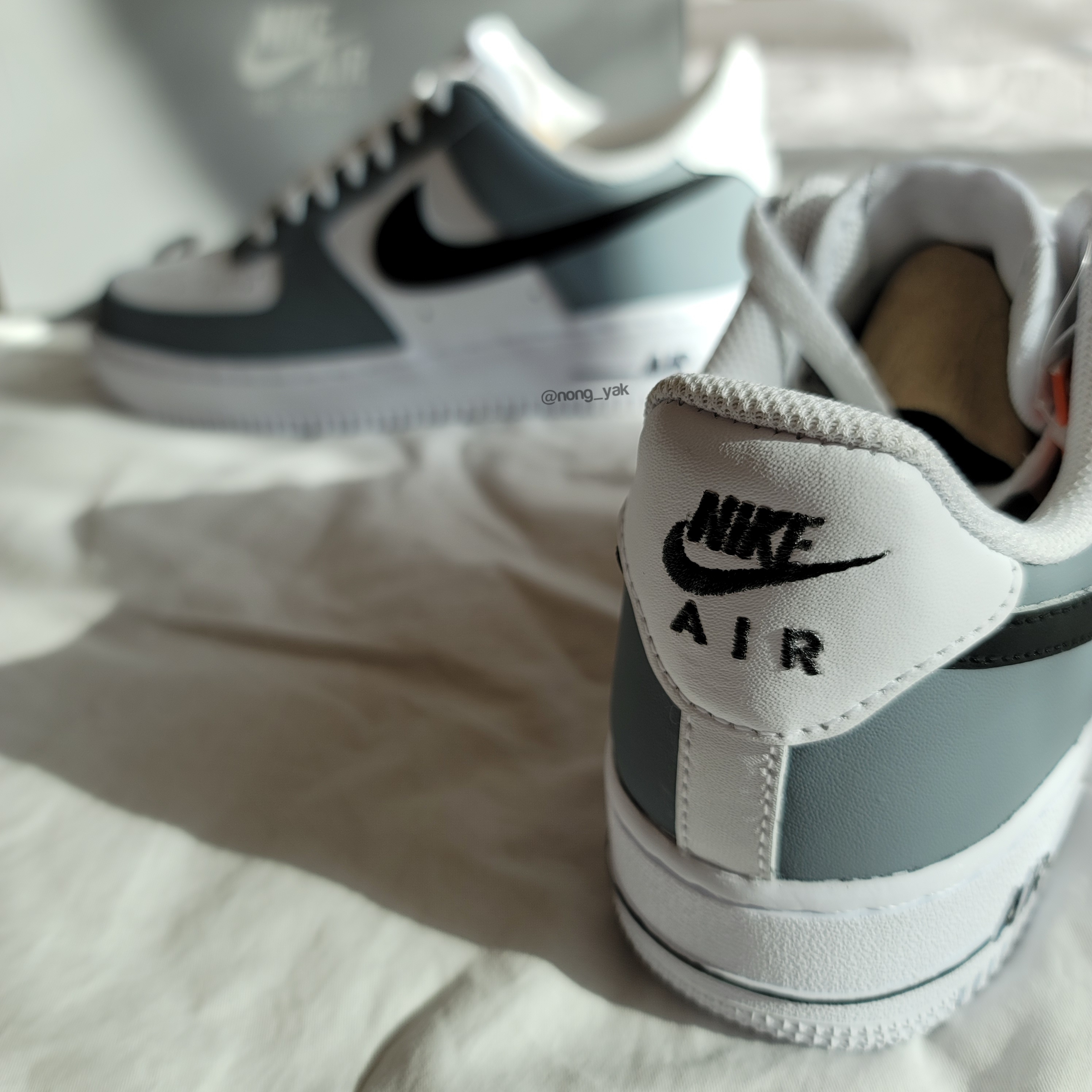 Nike Air Force 1 '07 Low White, (W) Nike Air Force 1 '07 Low White 착용 스타일 - 2