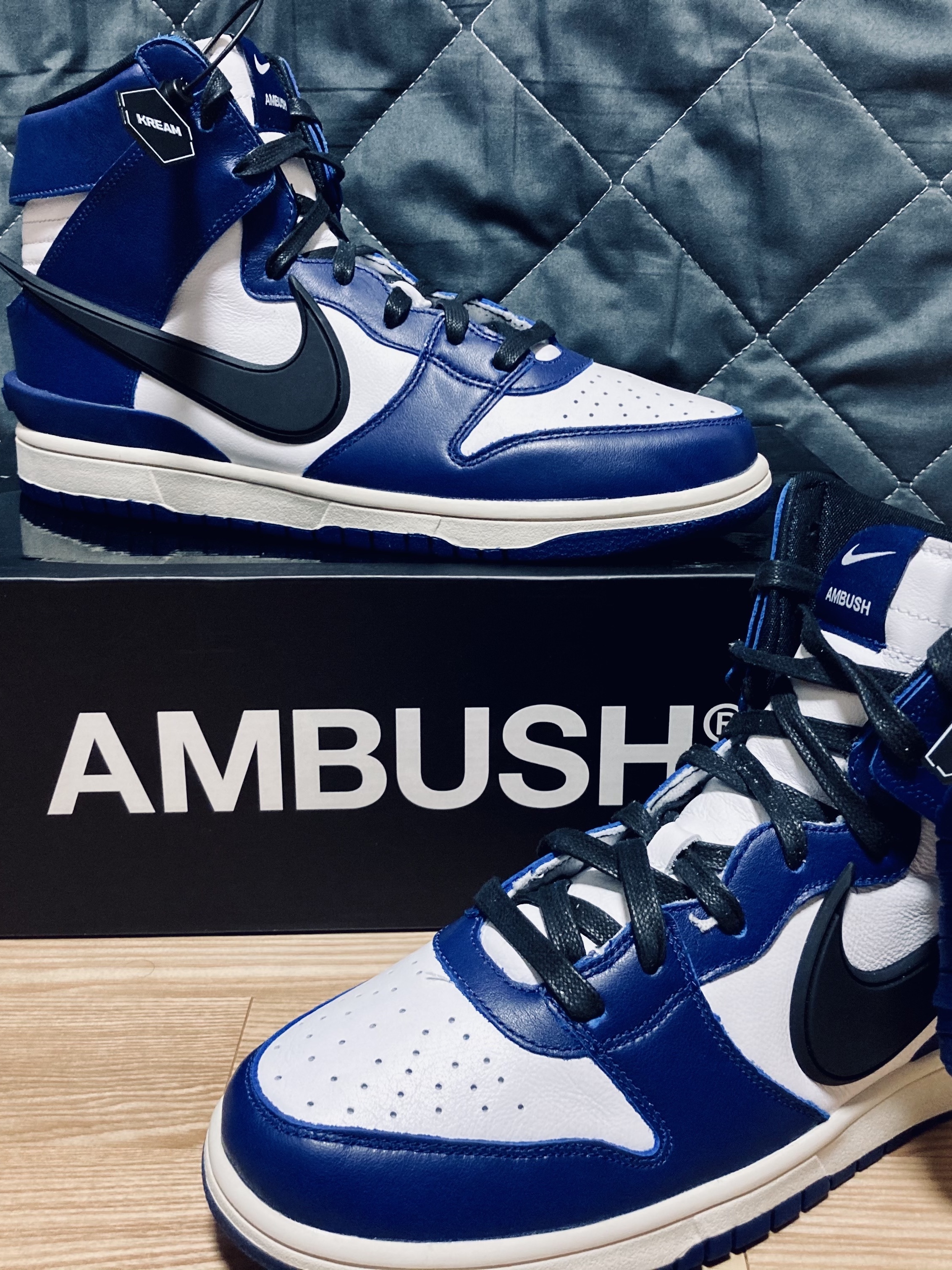 Nike x Ambush Dunk High Deep Royal Blue 착용 스타일 - 2