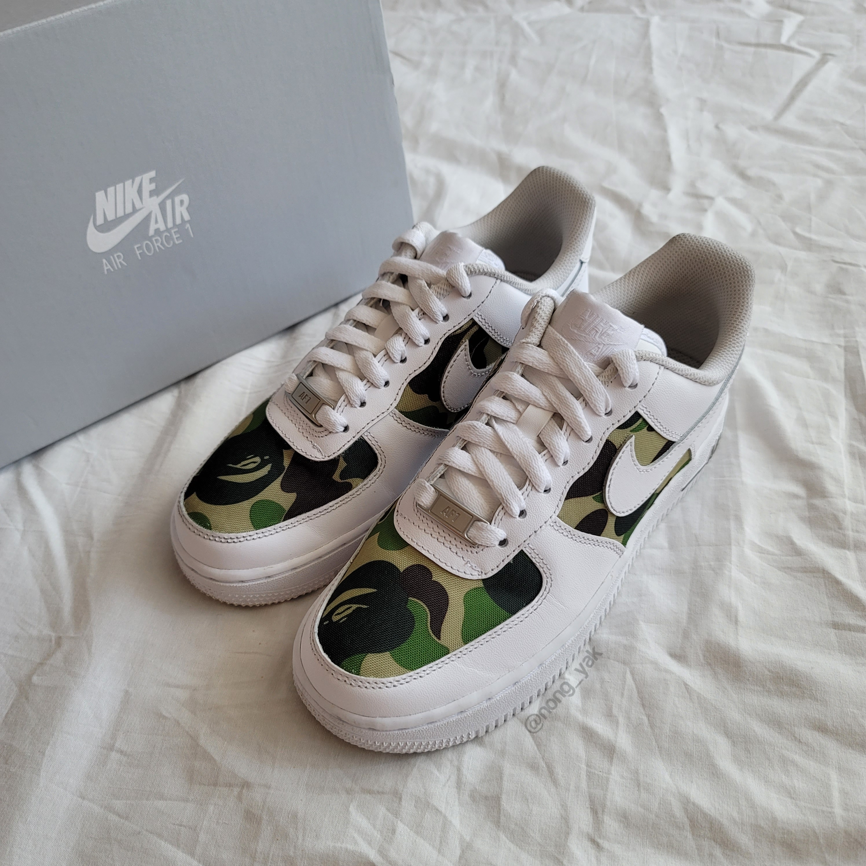 Nike Air Force 1 '07 Low White, (W) Nike Air Force 1 '07 Low White 착용 스타일 - 3